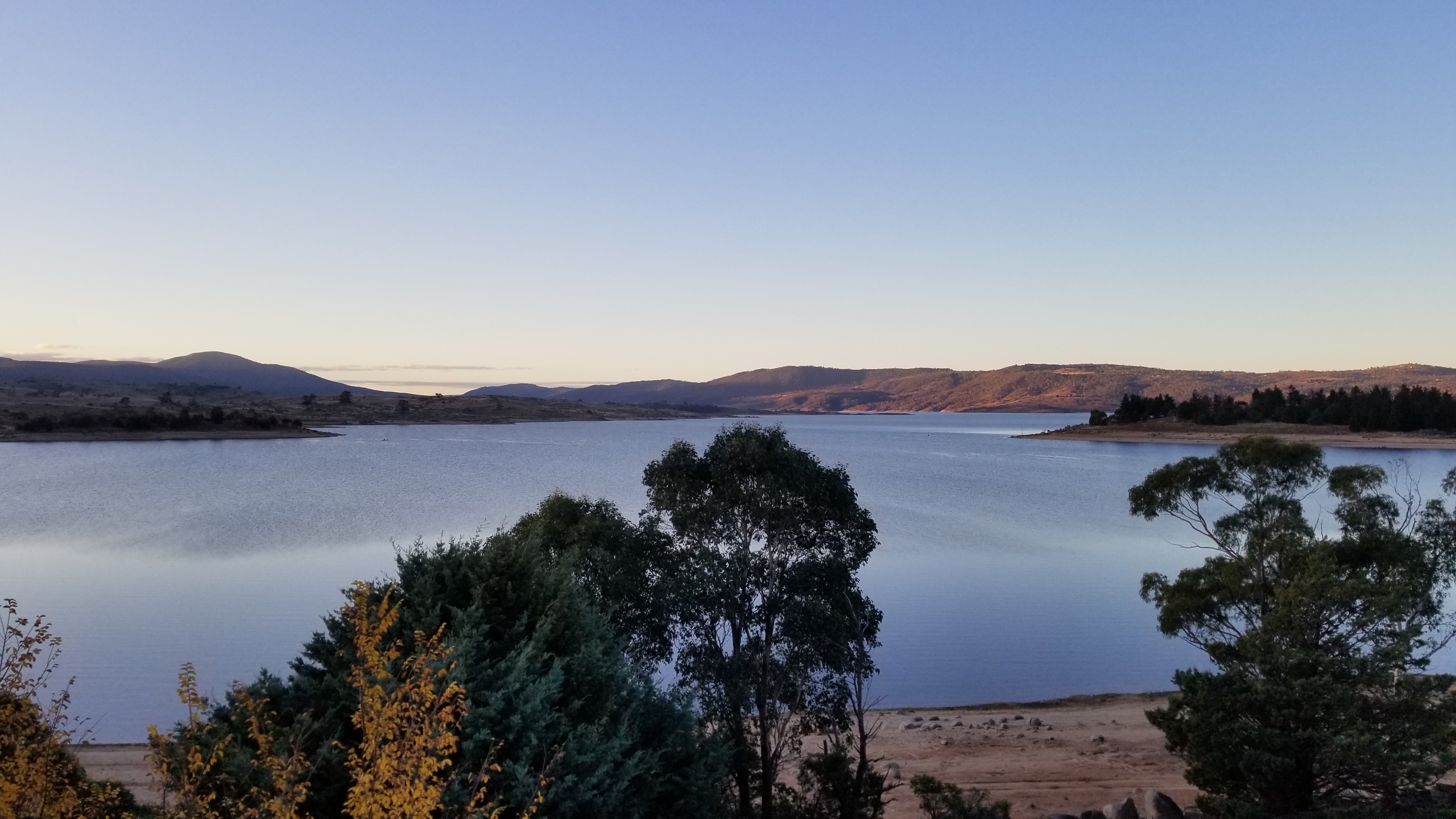 Vantage Point over Lake Jindabyne in Southern New South Wales