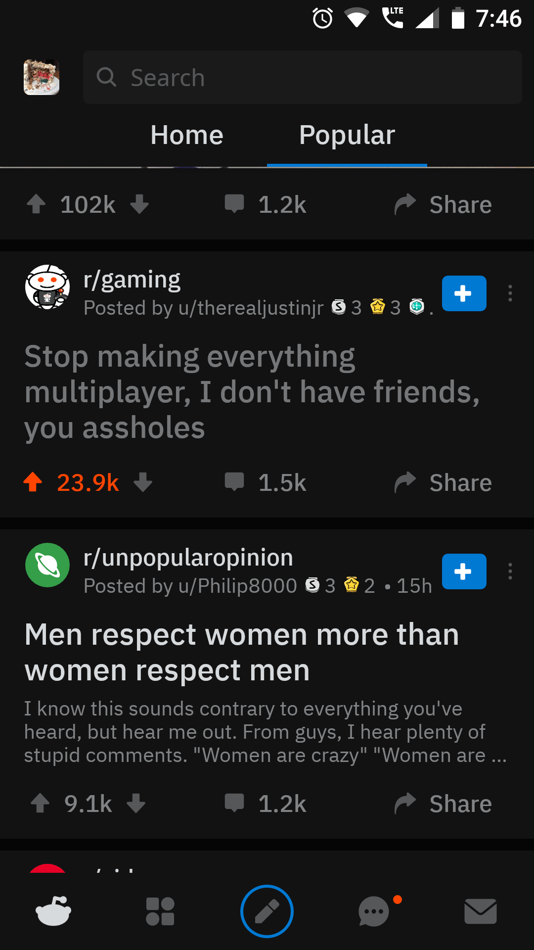 Reddit in one screenshot Negareddit