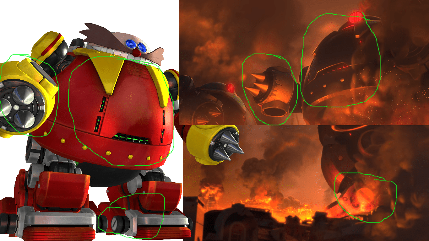 Proof eggman is main villian in sonic 2017 project? sonic