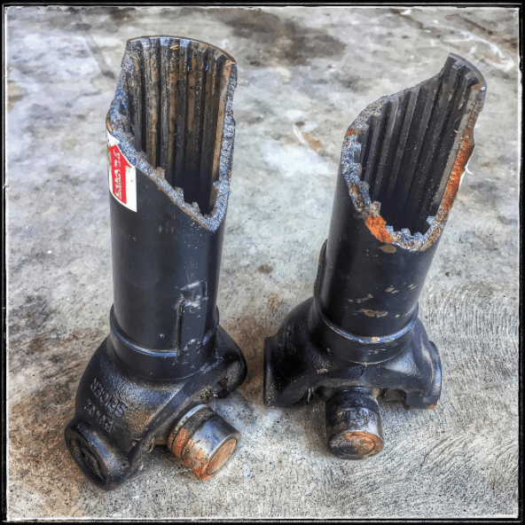 Dana 60, 450 hp, long travel suspension and slip yokes don't play nice