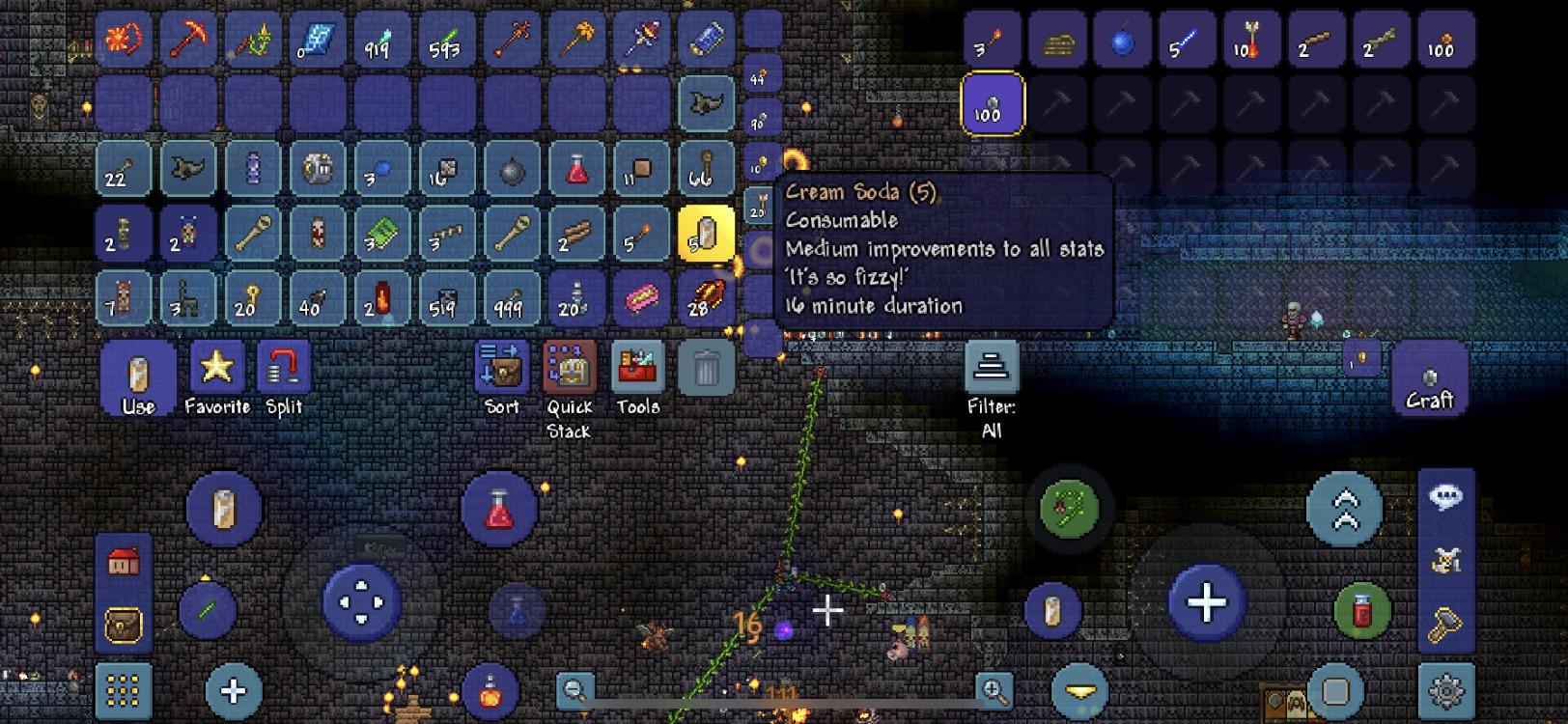 I do love cream soda, but I really just want a nazar r/Terraria