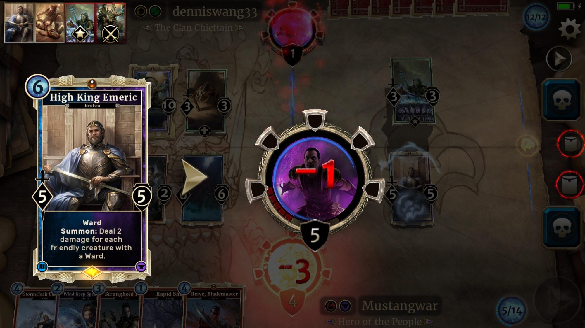 Can someone please explain to me why Emeric did only one damage