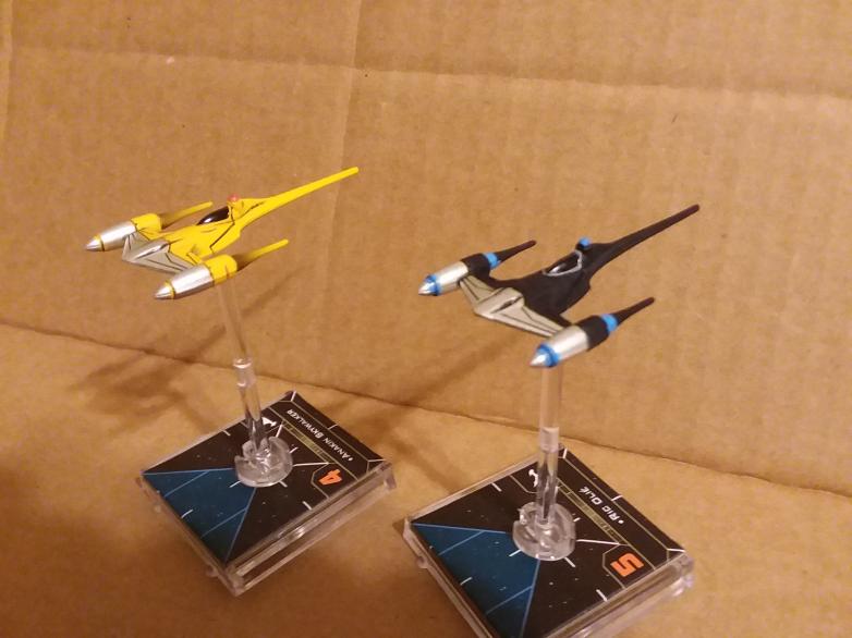 Black Naboo StarFighter Repaint! r/XWingTMG