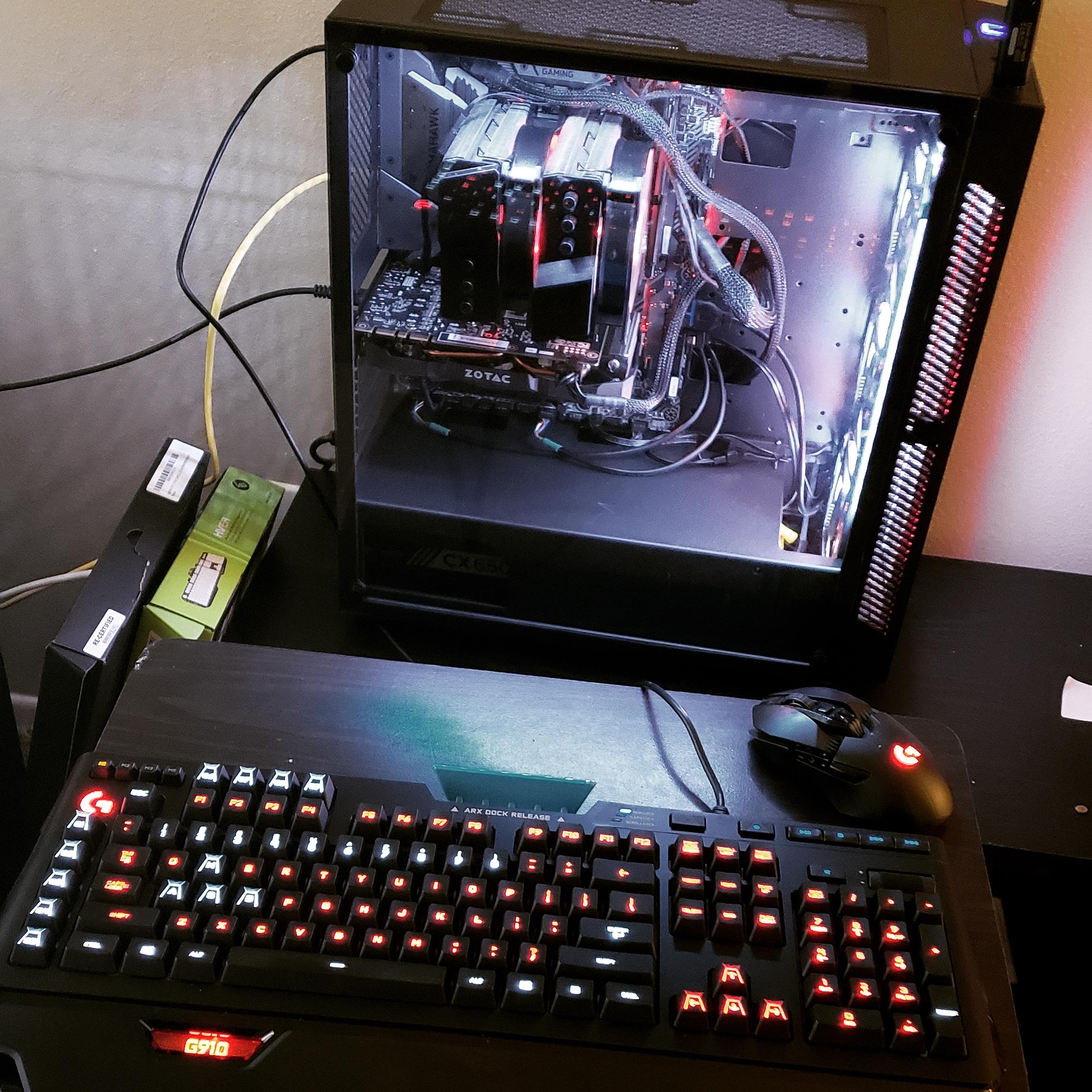 Well I finally built my first pc. Gotta 1060 Gtx with an i58400. I