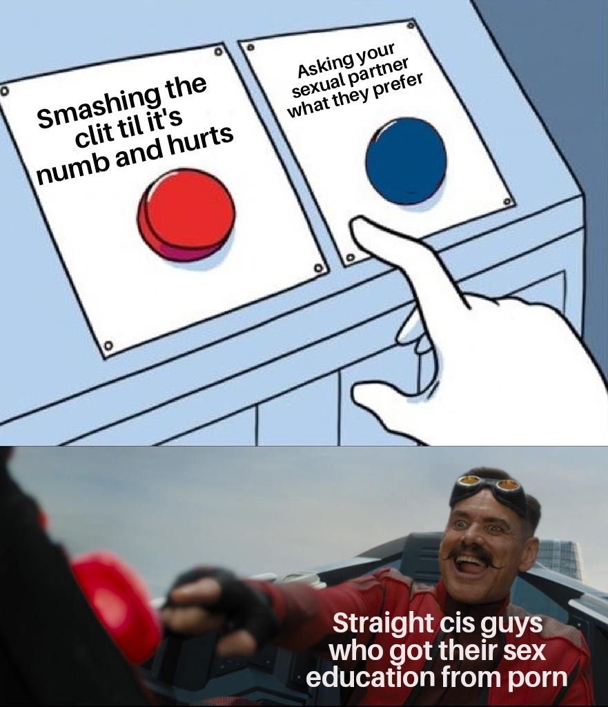 "What do you mean it doesn't feel good?" r/badwomensanatomy