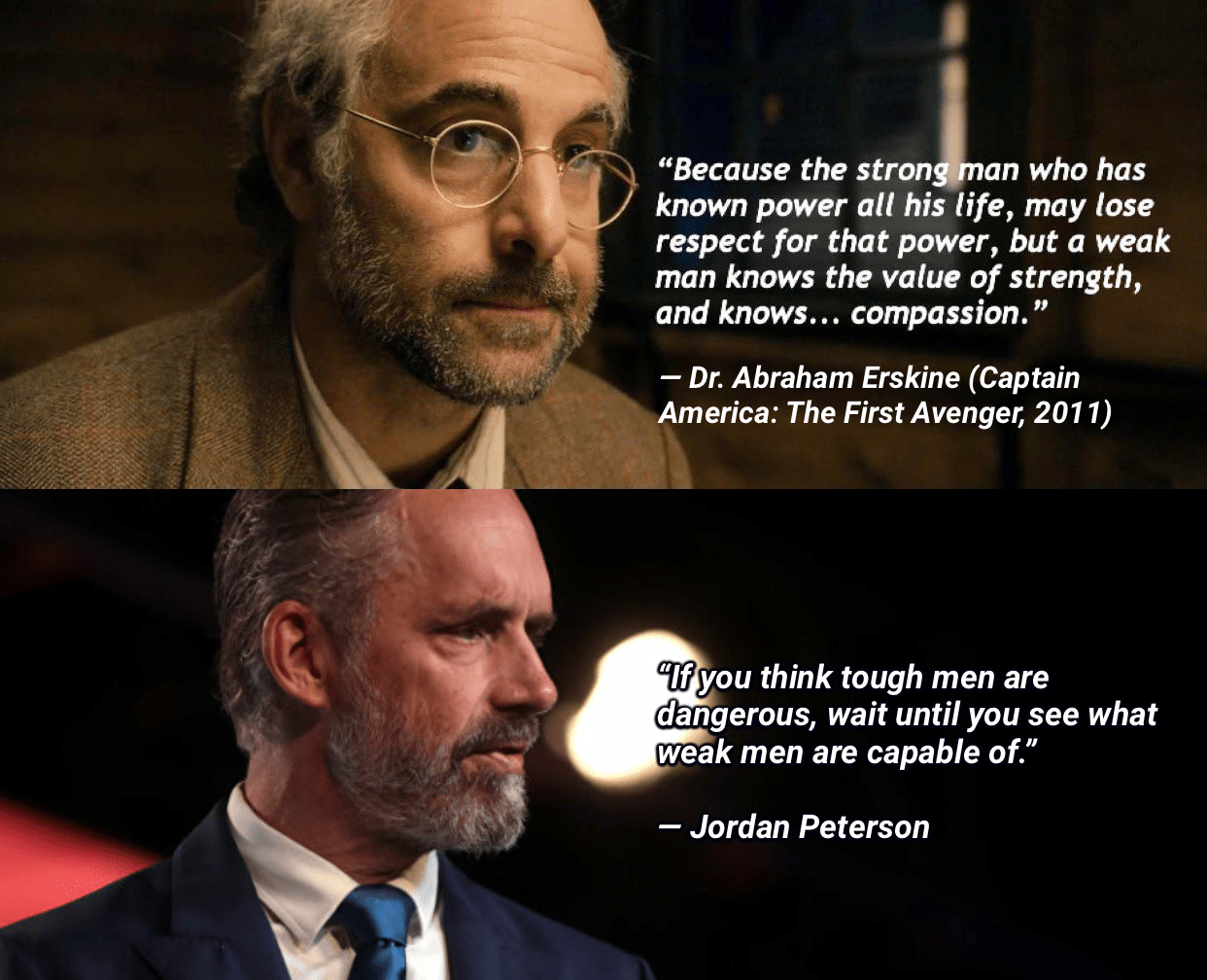 It’s funny how they both mean the exact opposite r/JordanPeterson