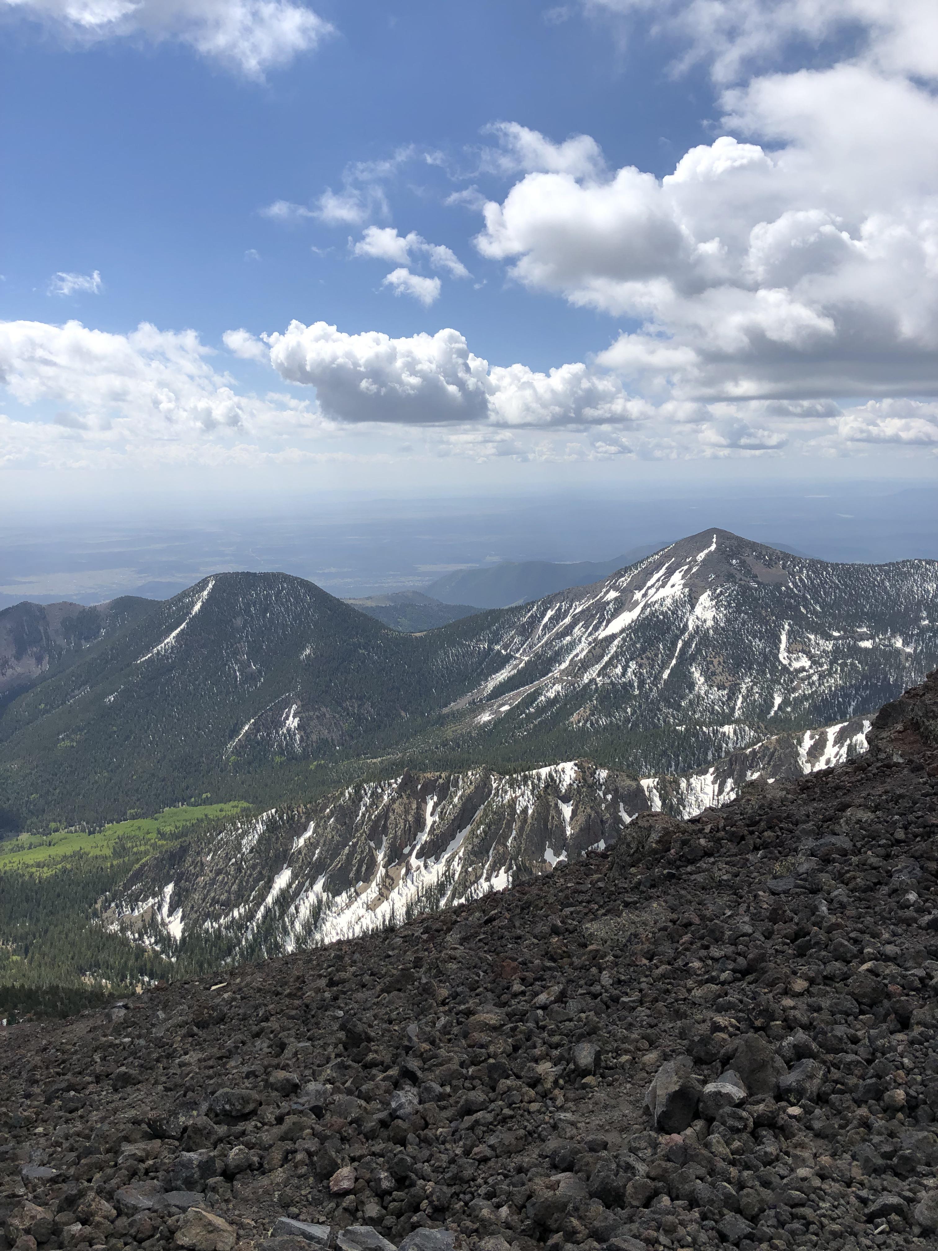 An unedited iPhone picture from the top of Humphreys Peak. Great to see