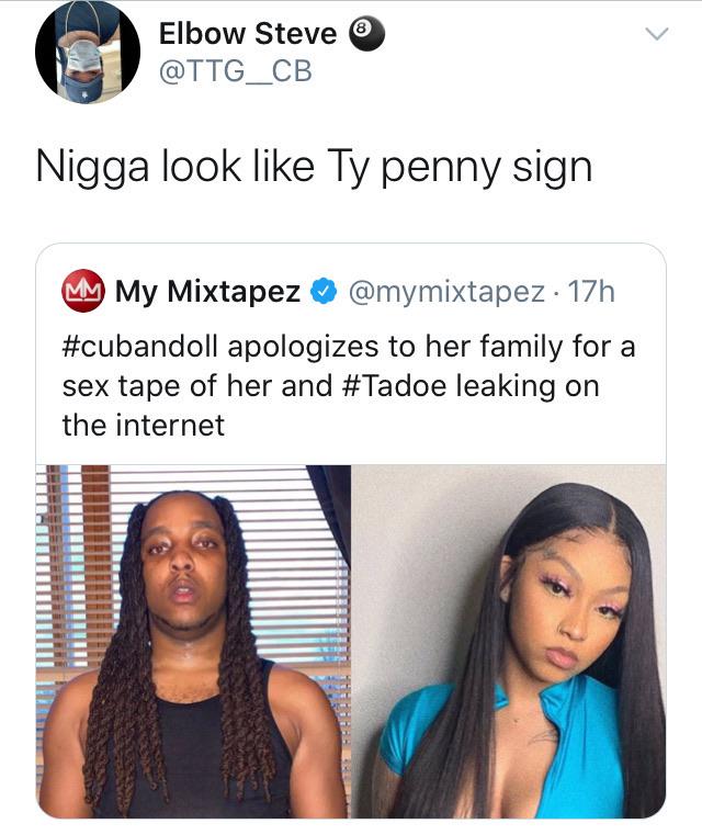 Some Tadoe Slander on Twitter😭😭😭 ChiefKeef