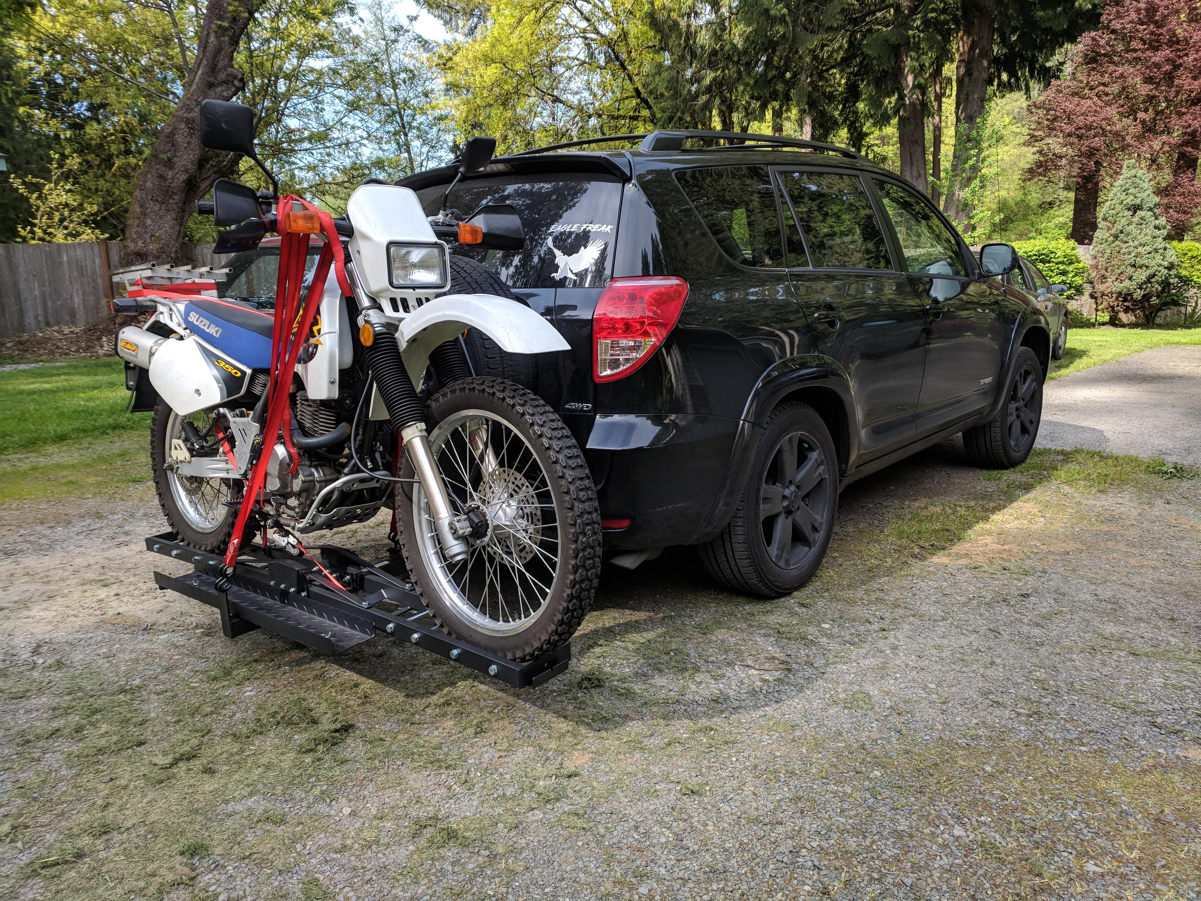 These cars are seriously awesome, started hauling a dual sport bike r