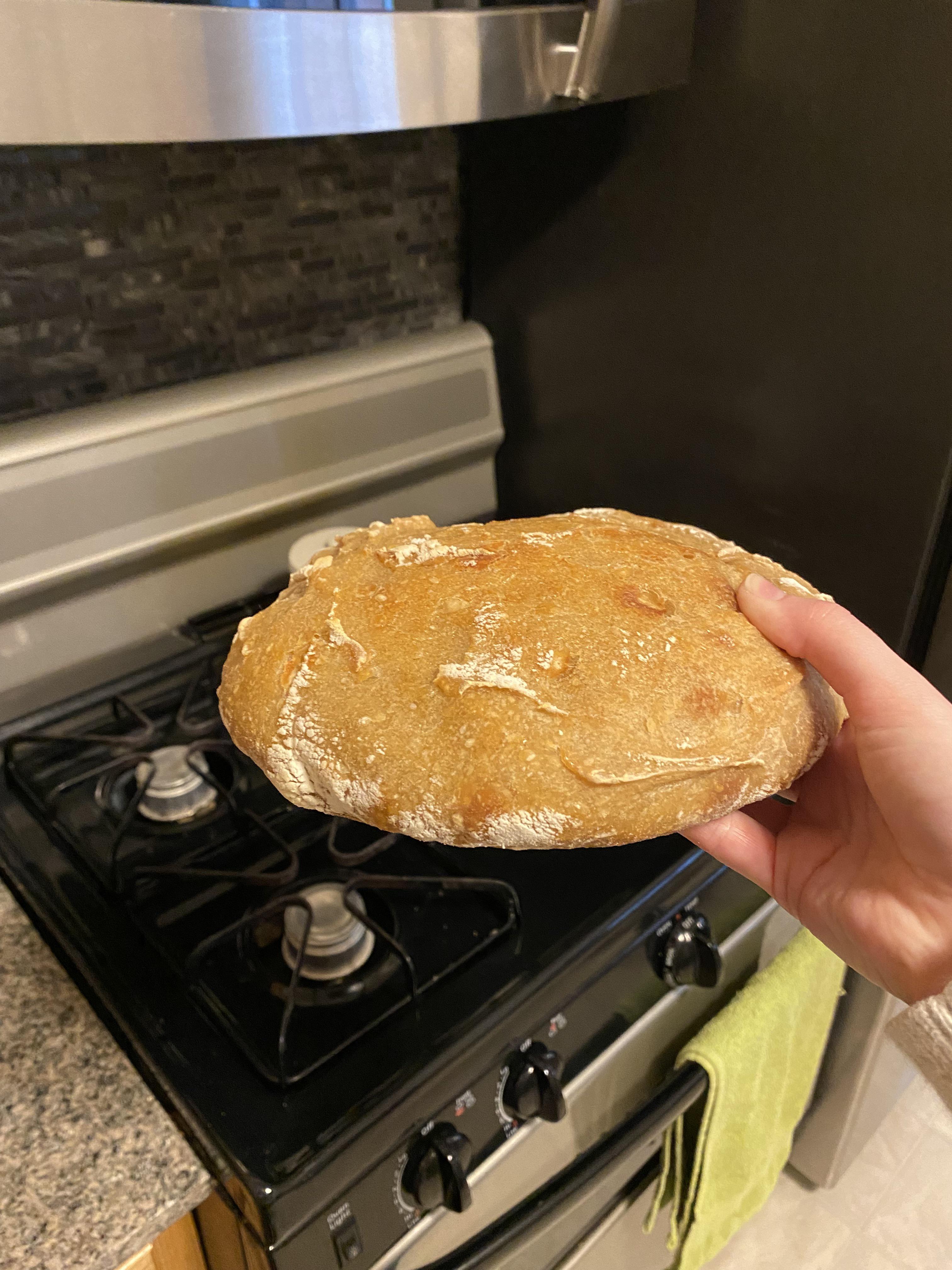 My first full levain was not exactly the triumph I hoped! Messed up the