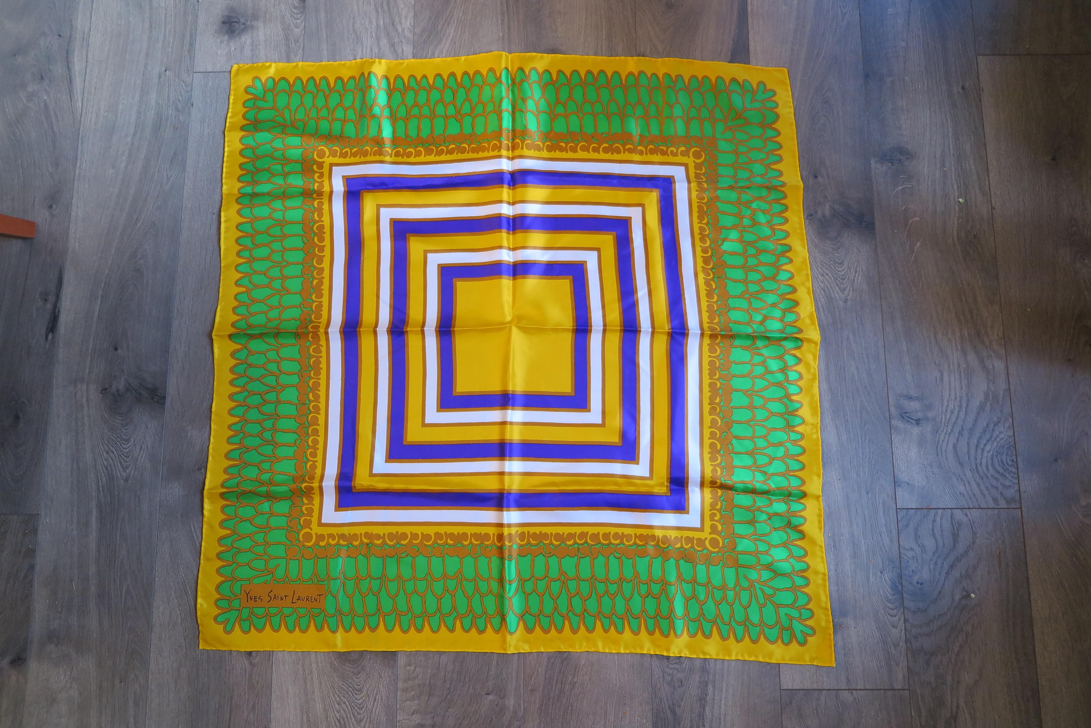 YSL Silk Scarf from Value Village. 2.99. r/ThriftStoreHauls