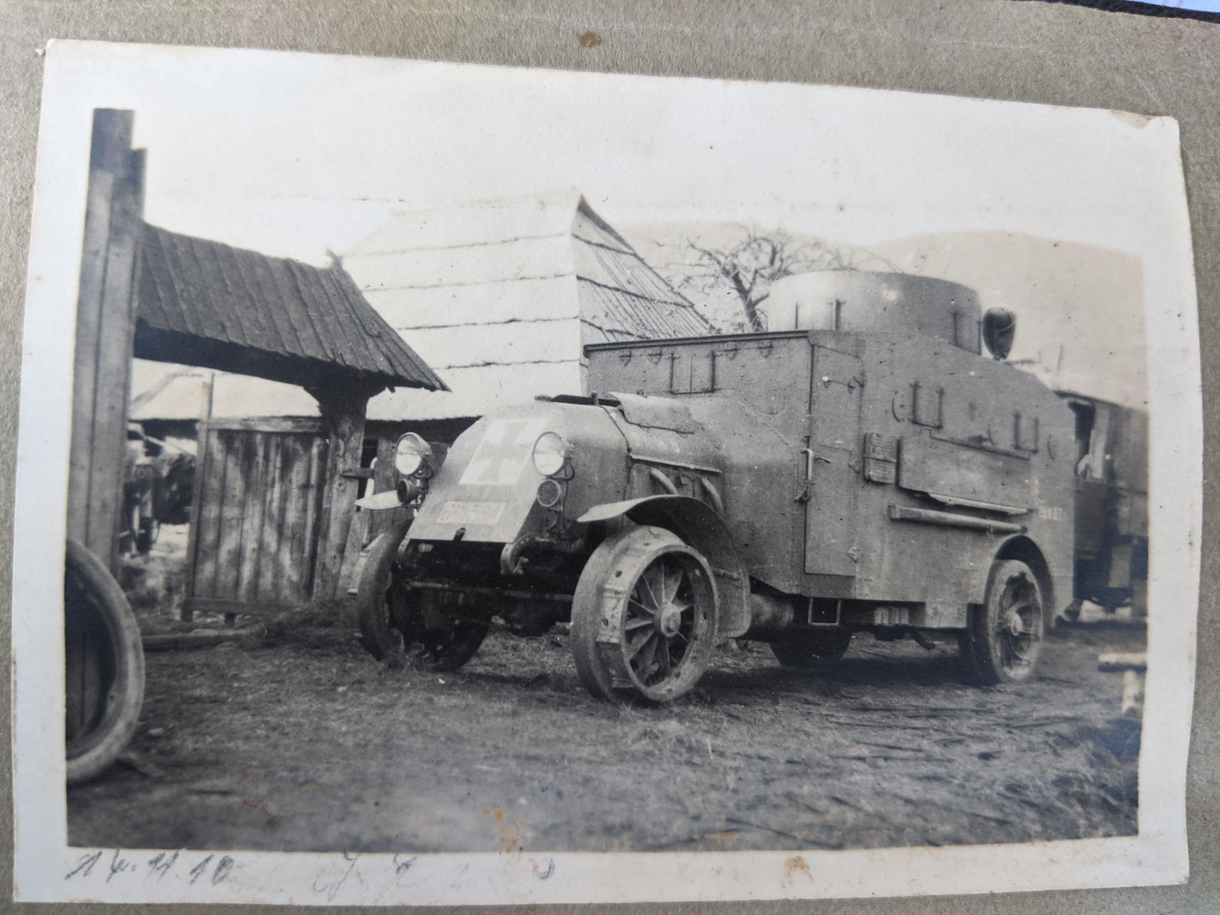 German armored car WW1 dated with 14th Nov 1916 [4032x3024] r/HistoryPorn