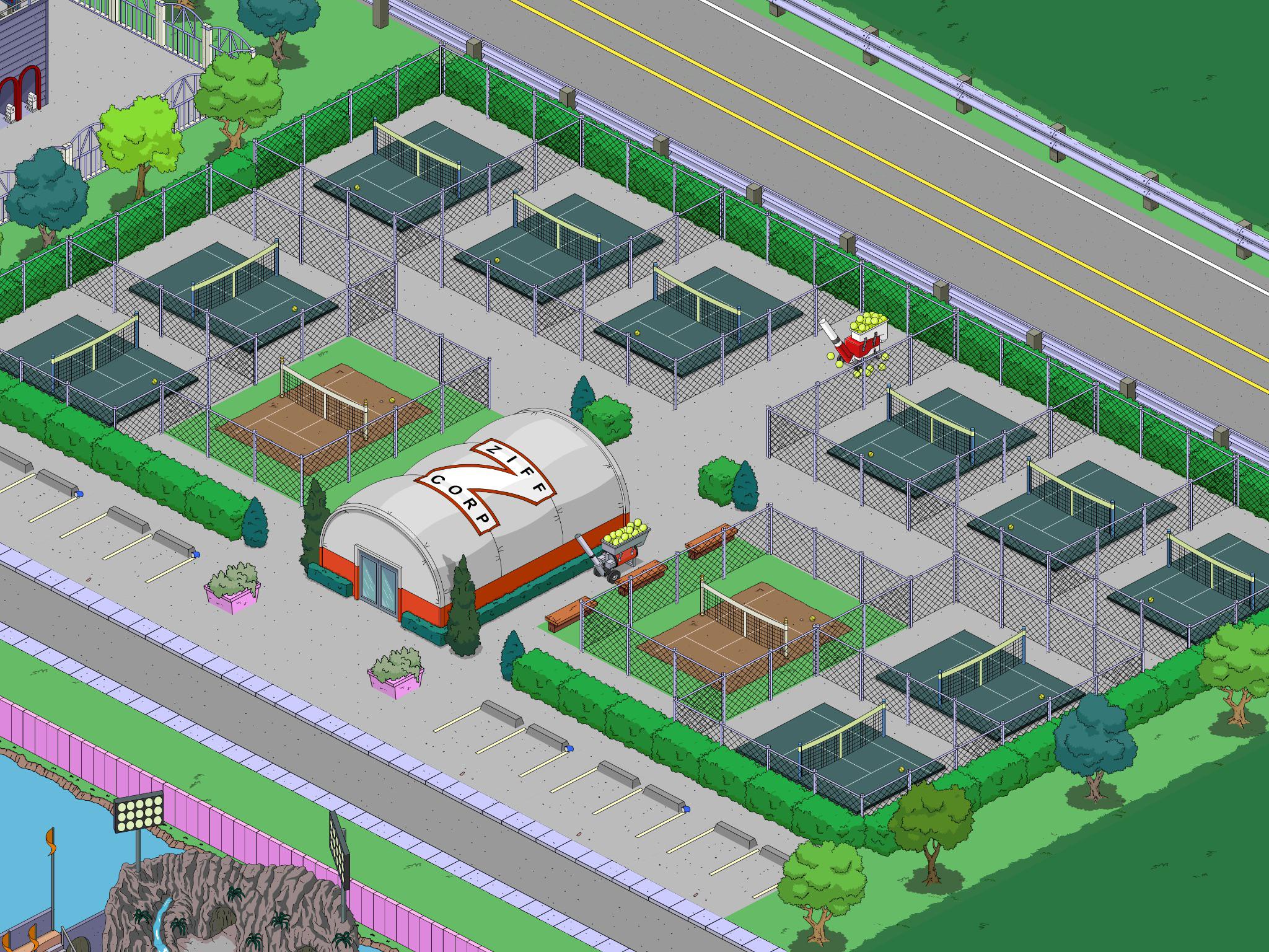 Had a few extra tennis courts laying around, so I decided to make a