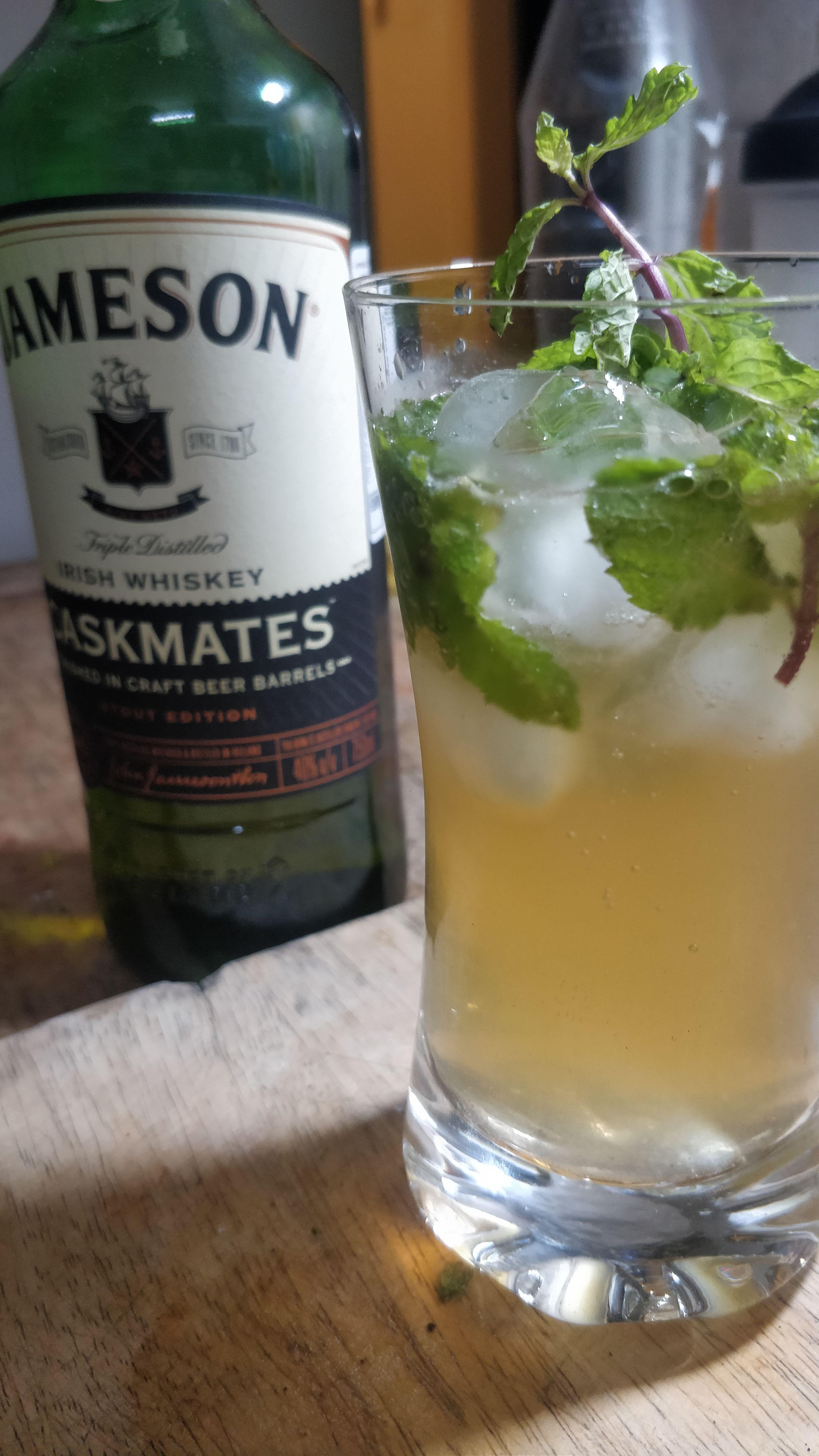 Just got into making cocktails recently, this one's an Irish mule with