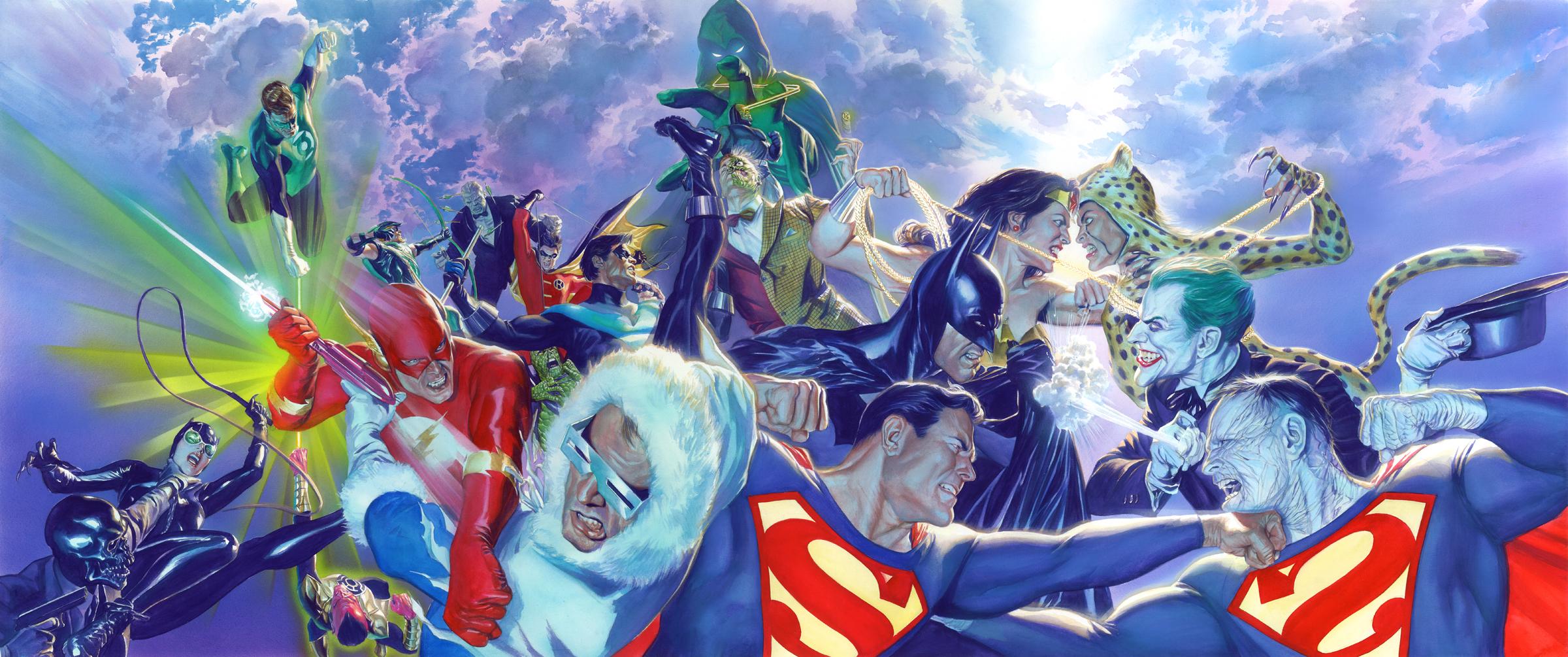 DC Comics Encyclopedia Updated And Expanded cover by Alex Ross (December 2008)