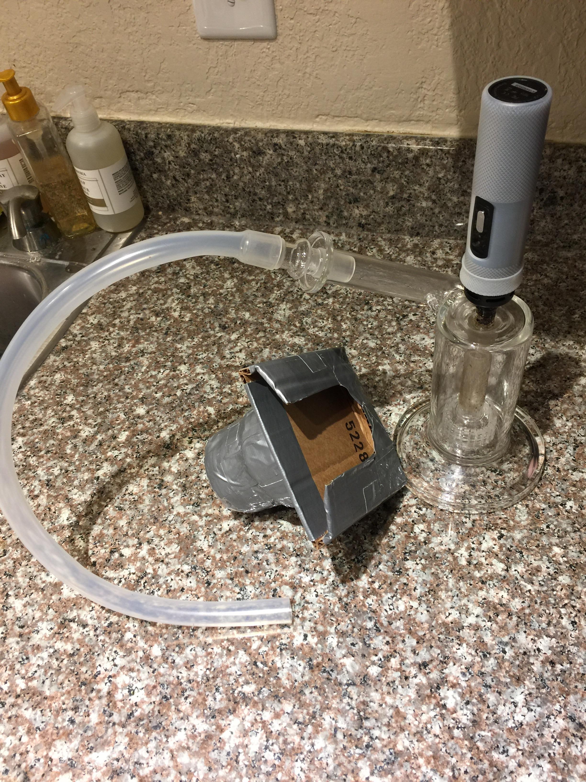 Cup holder and whip attachments so I can discretely take bong rips