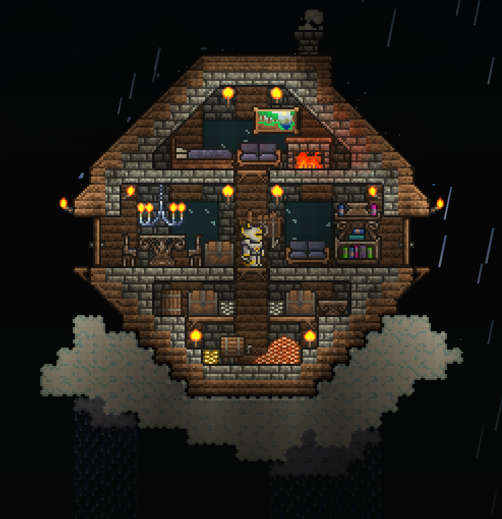 Little cozy cloud house r/Terraria