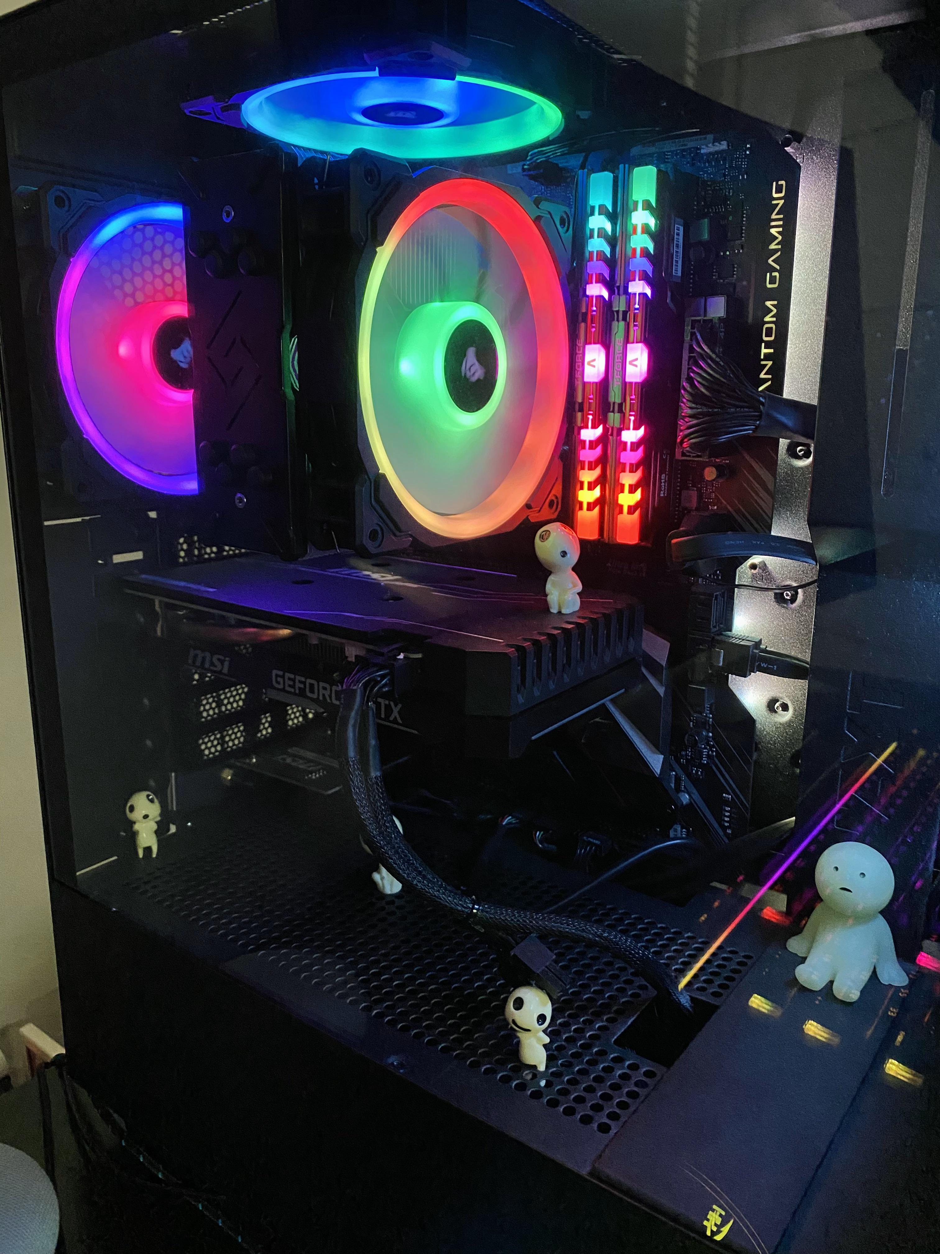 GTX 1660 Ti MSI VENTUS XS 6G OC build complete! With some added peeps