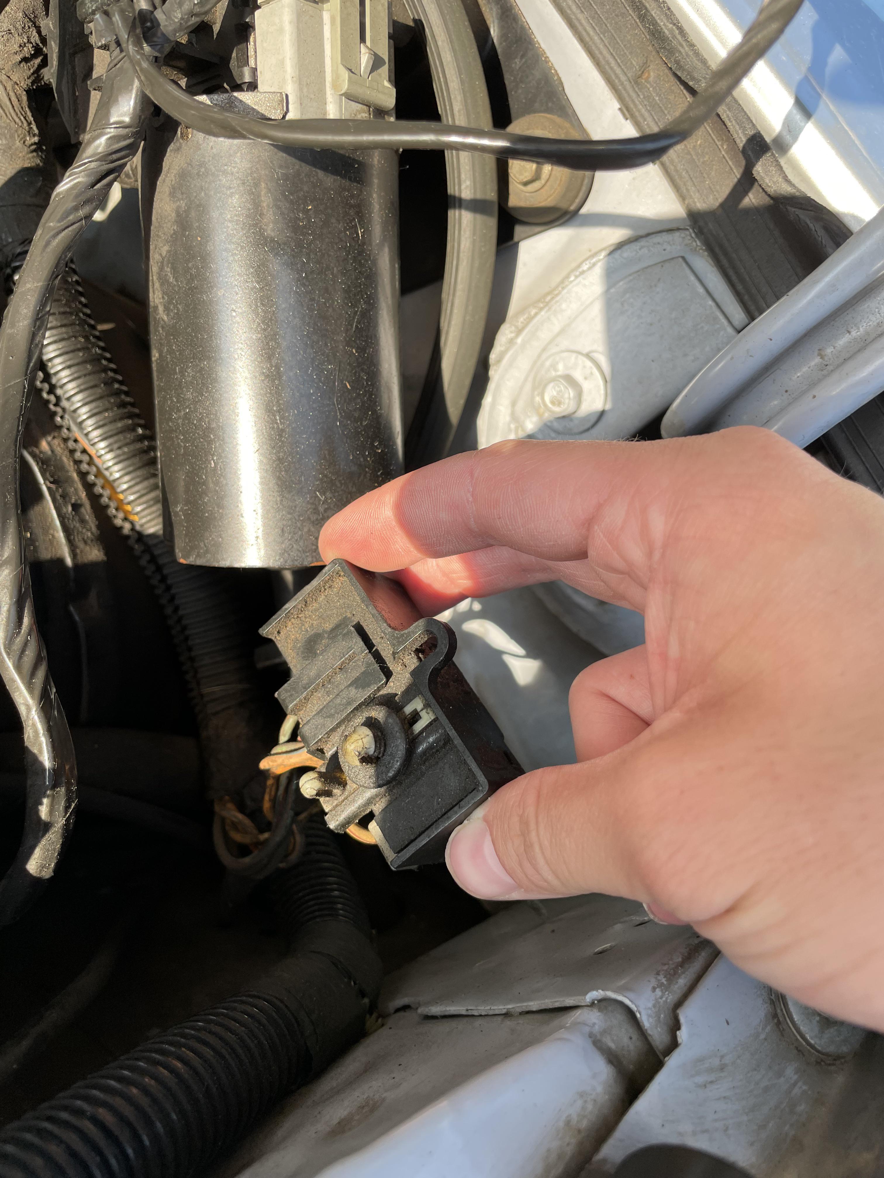 91 mustang code reader piece missing. Anyone know what part I need to