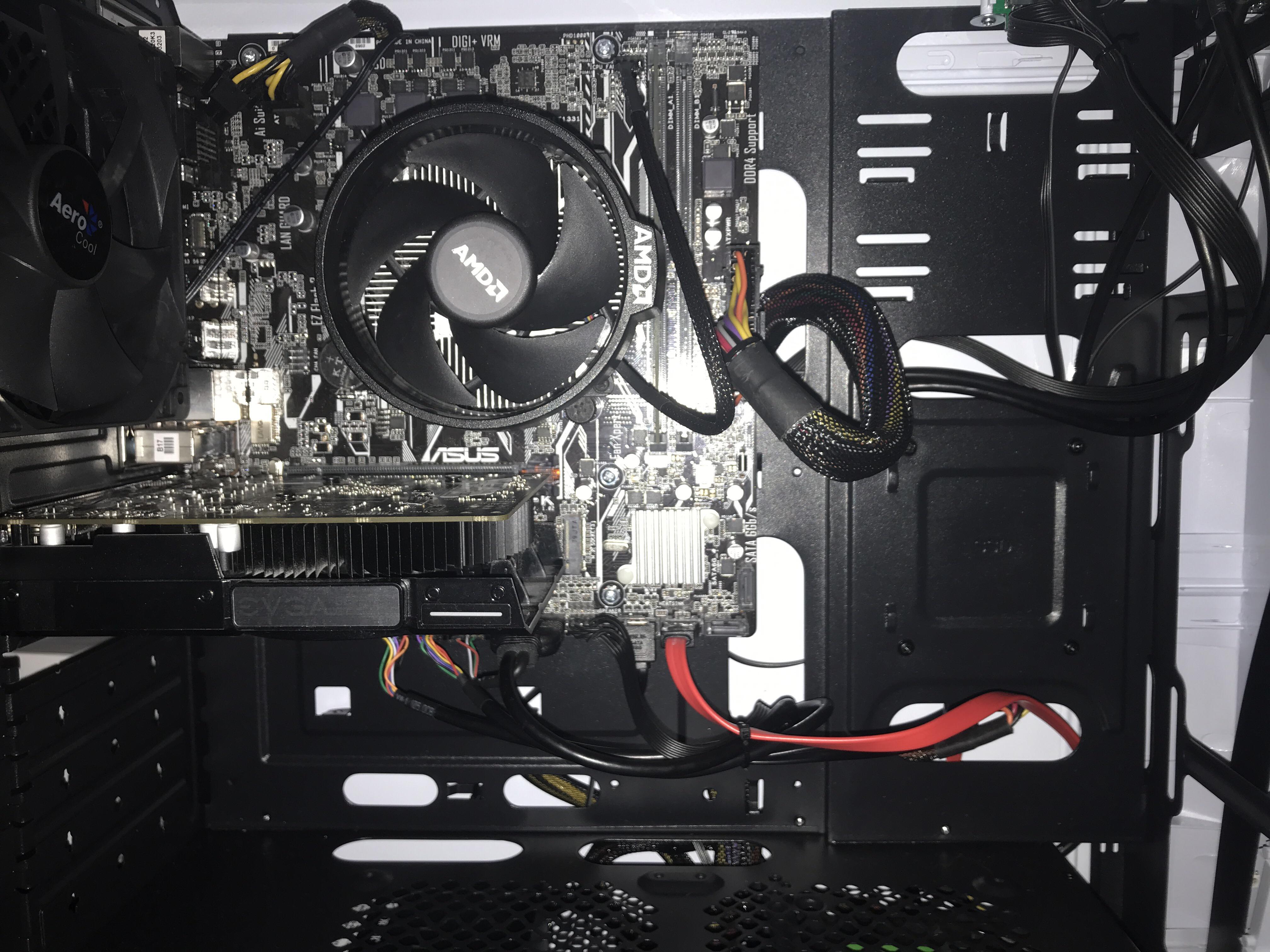 Swapped cases and now pc won’t turn on Tried the screwdriver trick to