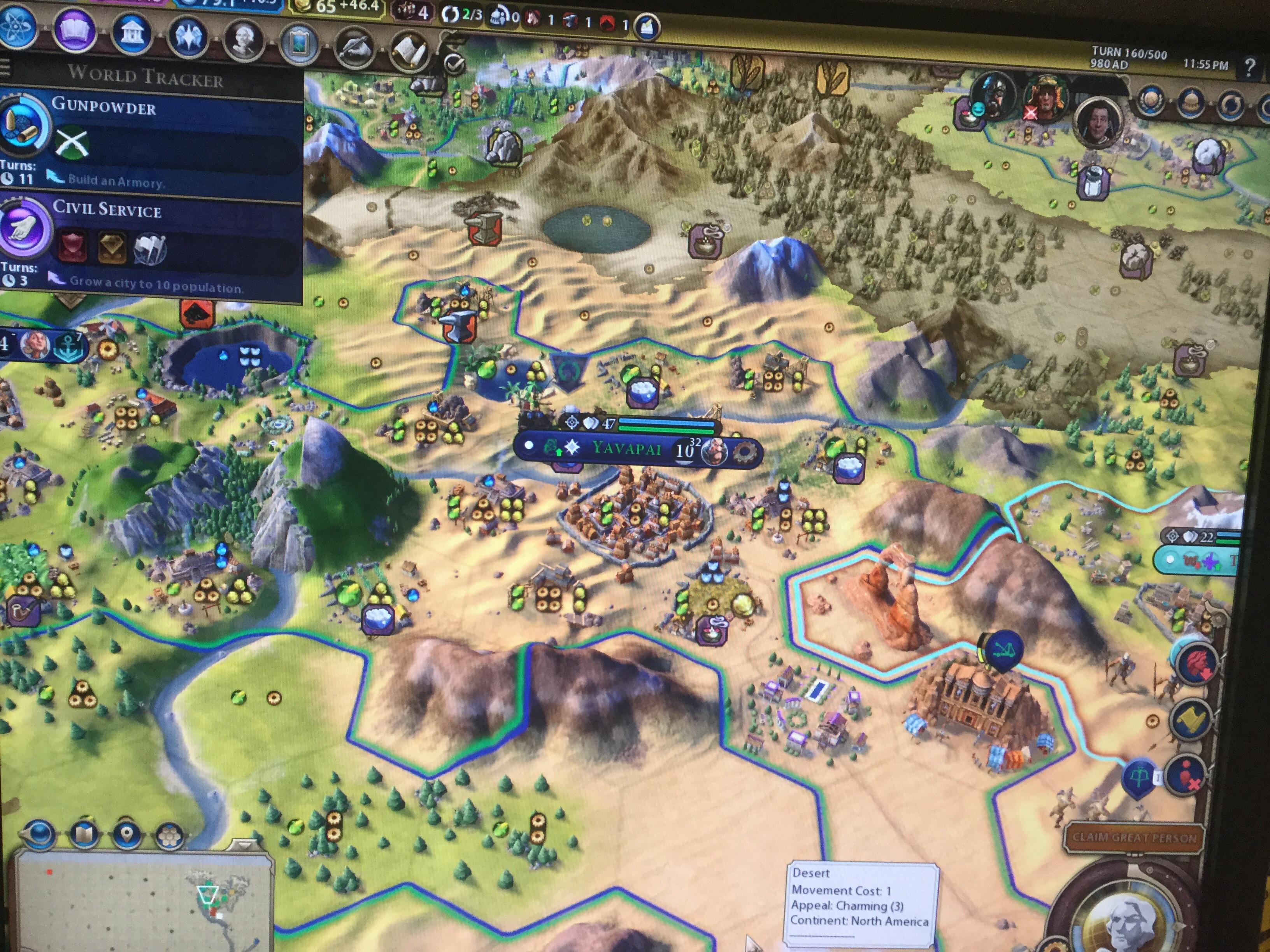 A 'screenshot' of one of the best city’s i've ever made r/civ