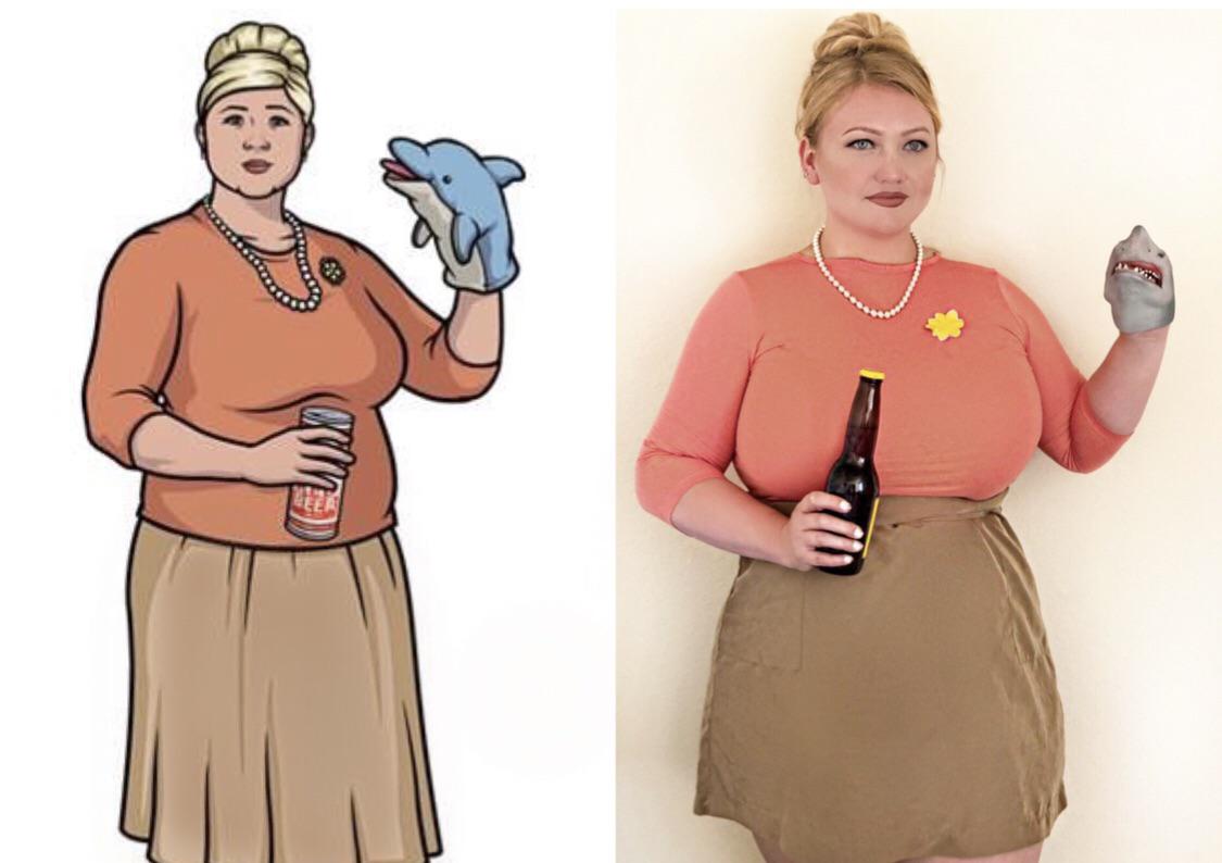 Pam Poovey Archer Cosplay by daffodilkitty pics