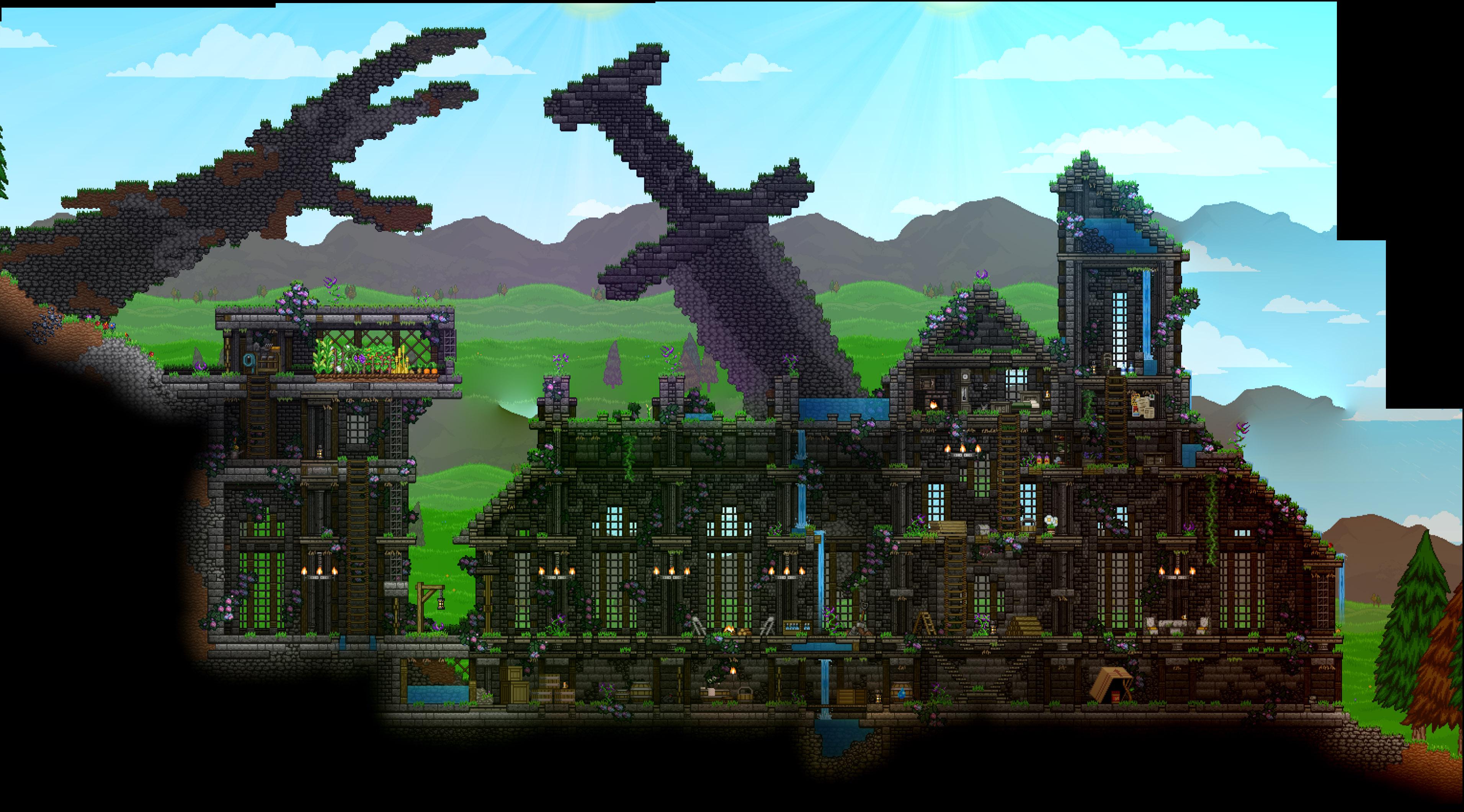 A Abandoned Stone Church starbound