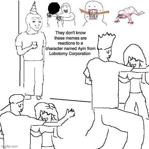 They don't know these memes are the creator's reactions to a certain