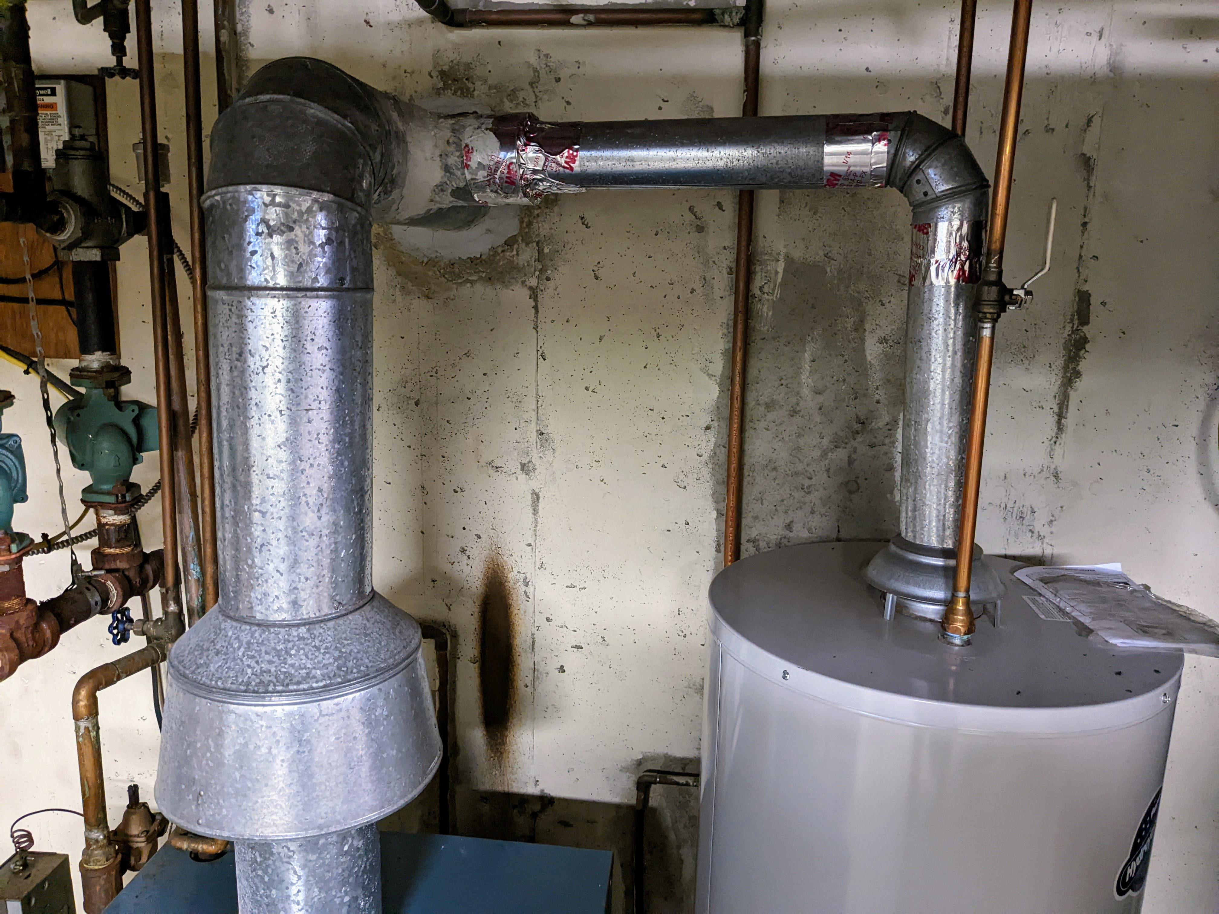 Little to no updraft at Hot Water Heater is that because of the