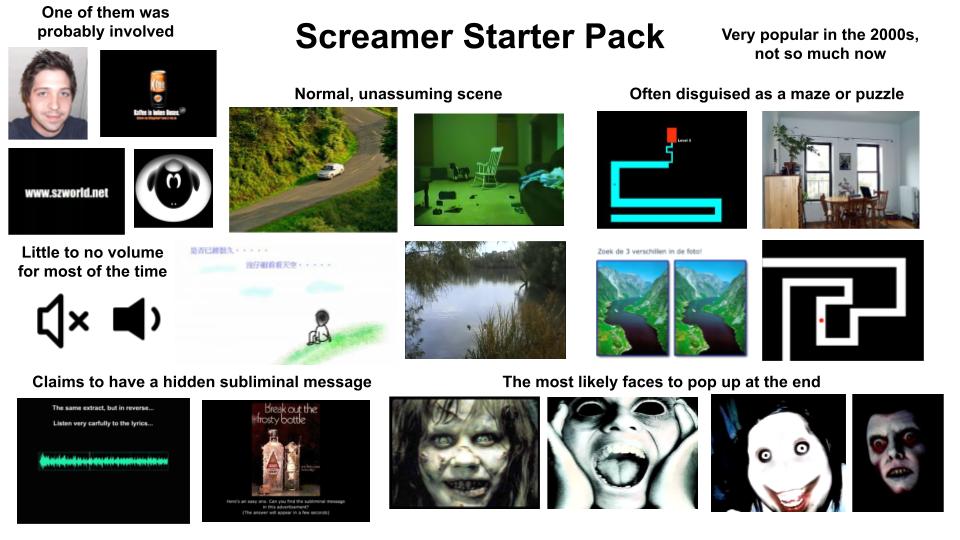 [GTS] Screamer Starter Pack : r/guessthesubreddit