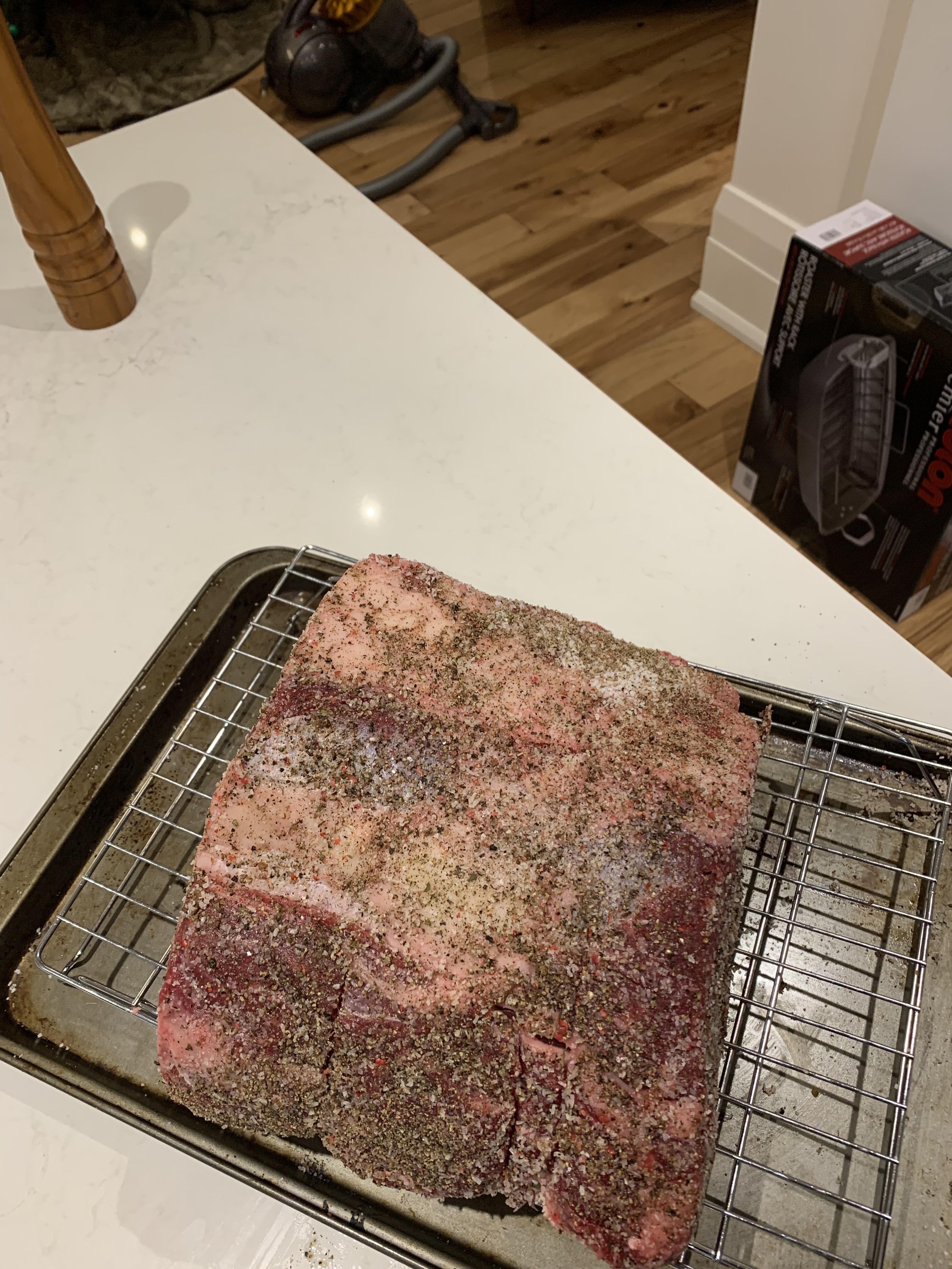 Dry brining a 7lb prime rib r/steak