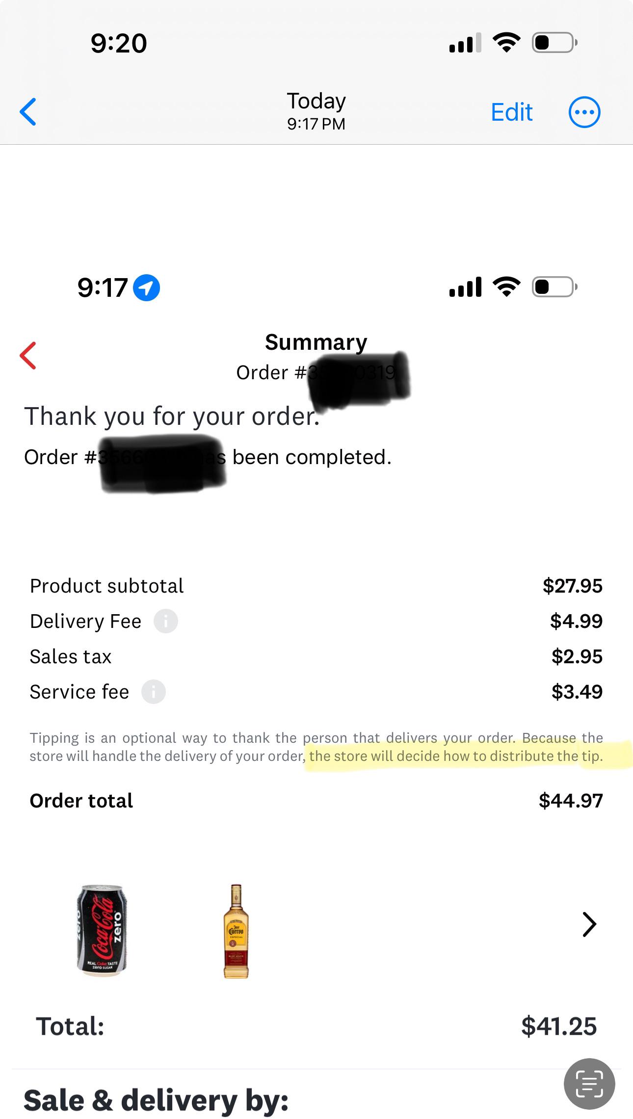 Drizly Delivery Drivers do NOT get paid the tips that are added within