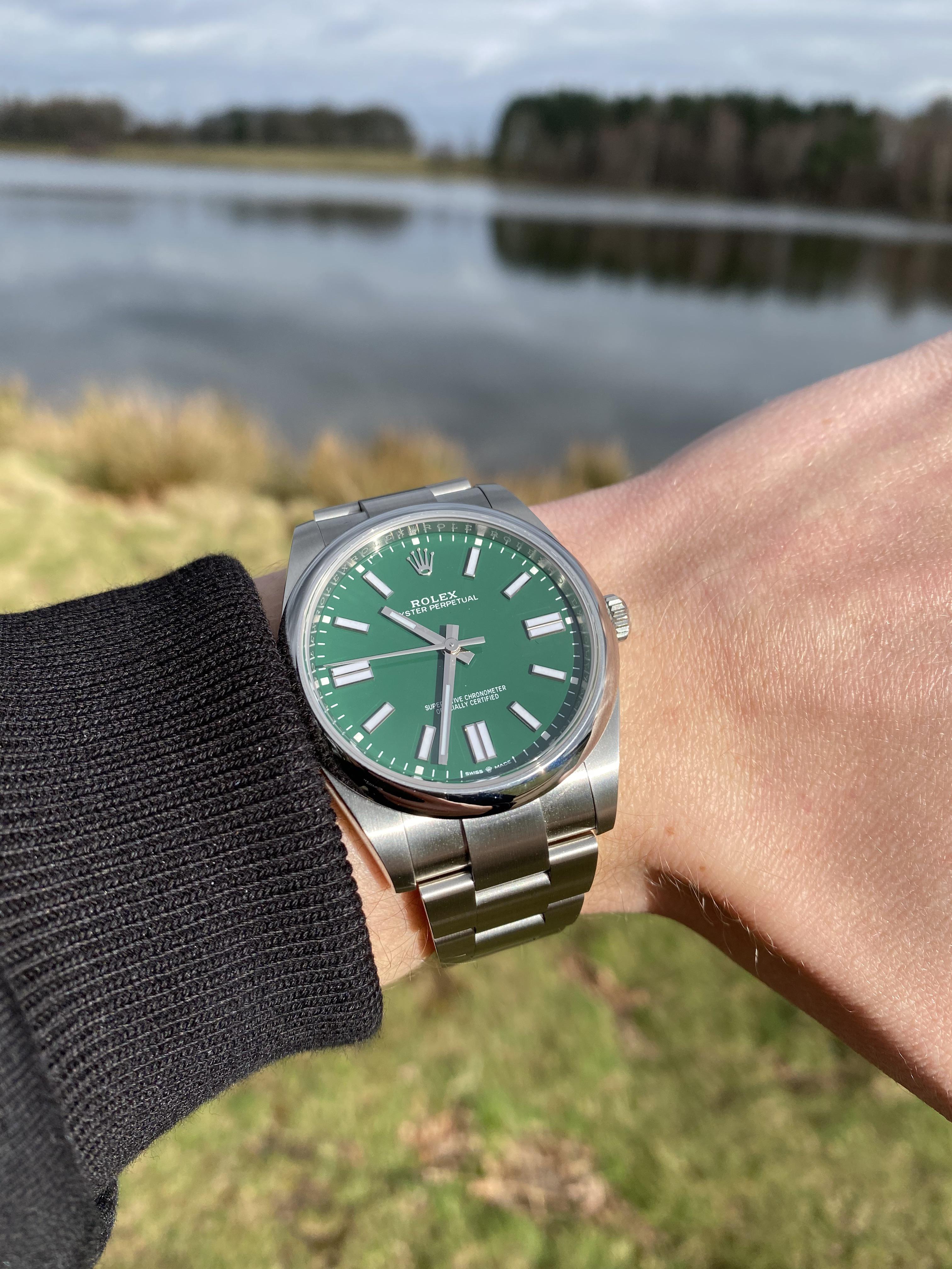 Rolex Oyster Perpetual 41 Green Dial r/rolex