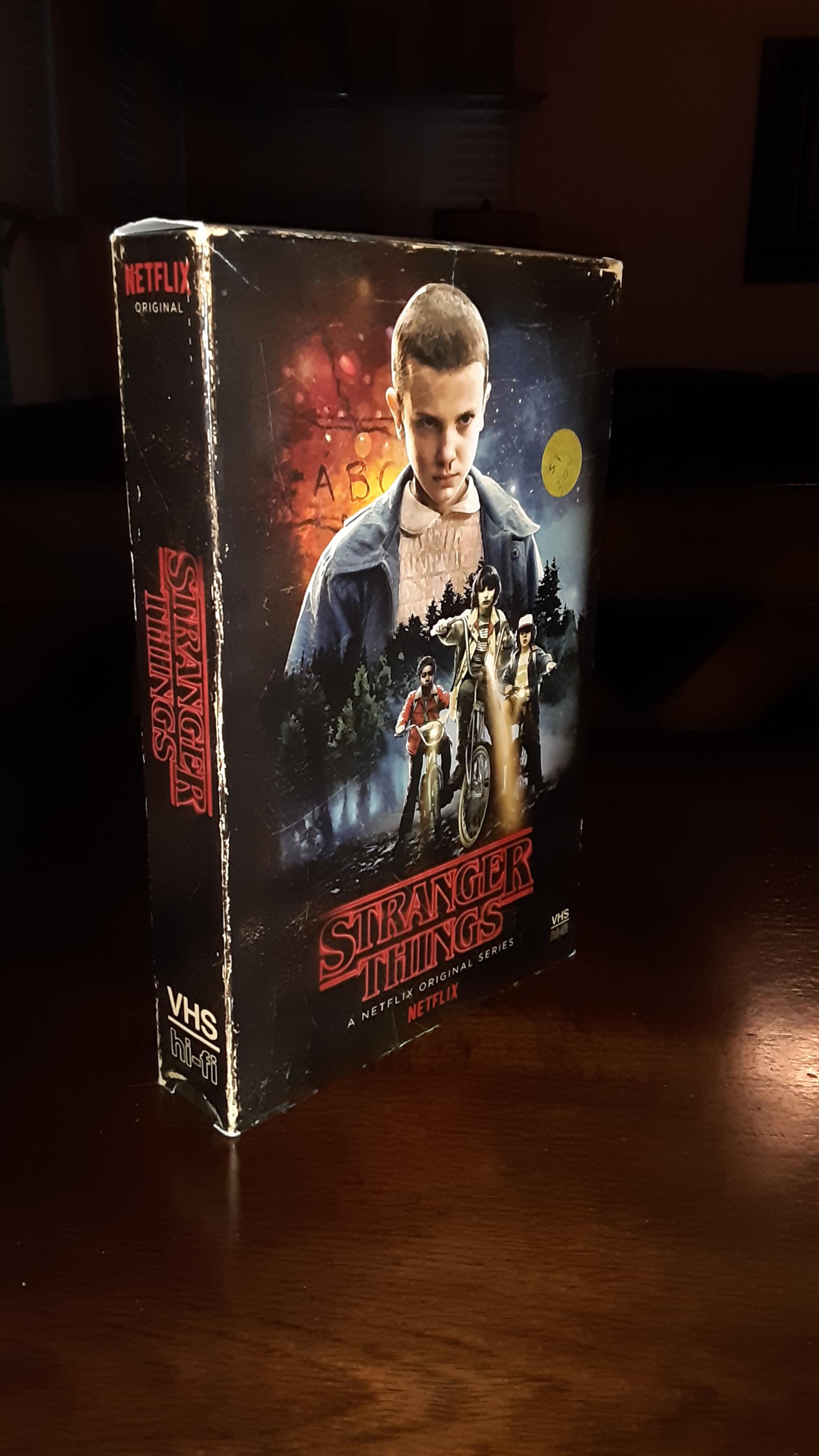 Stranger things VHS tape. r/80sdesign