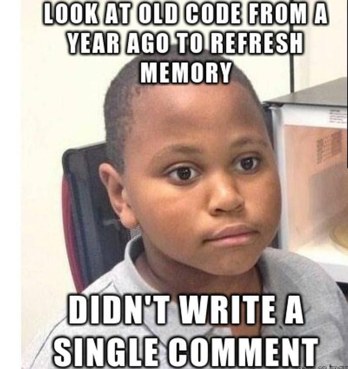 Does anyone really use comments? r/ProgrammerHumor
