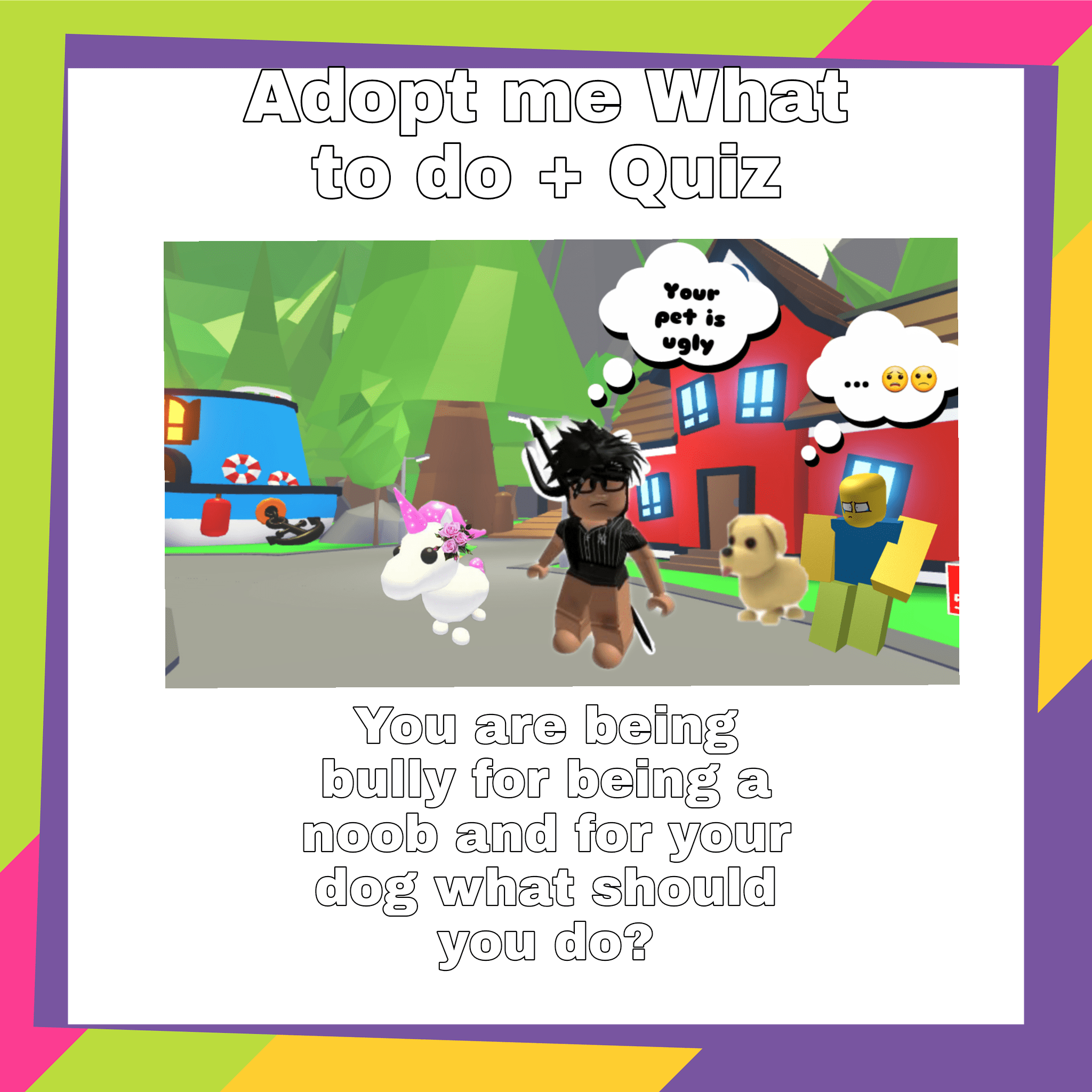 Adopt me Quiz Time 🐶 🤩 r/adoptmeroblox