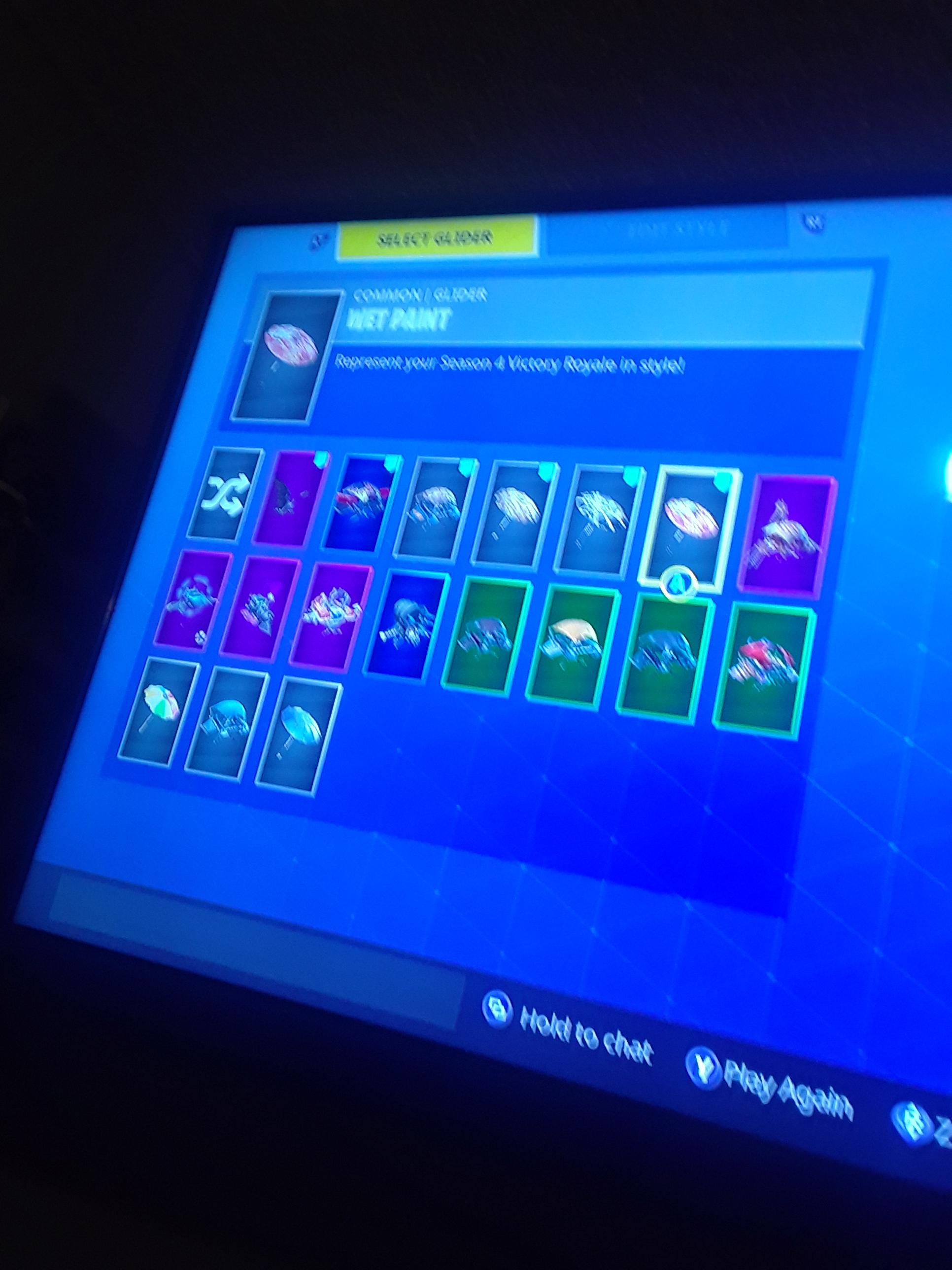 What glider for Ice king? I have these gliders and all season 7 BP and