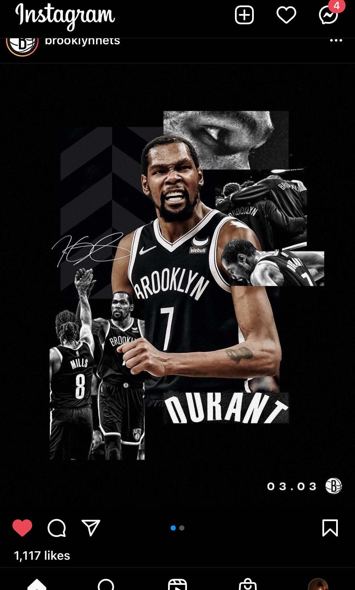 Brooklyn nets instagram page just posted this. Captioned “The return