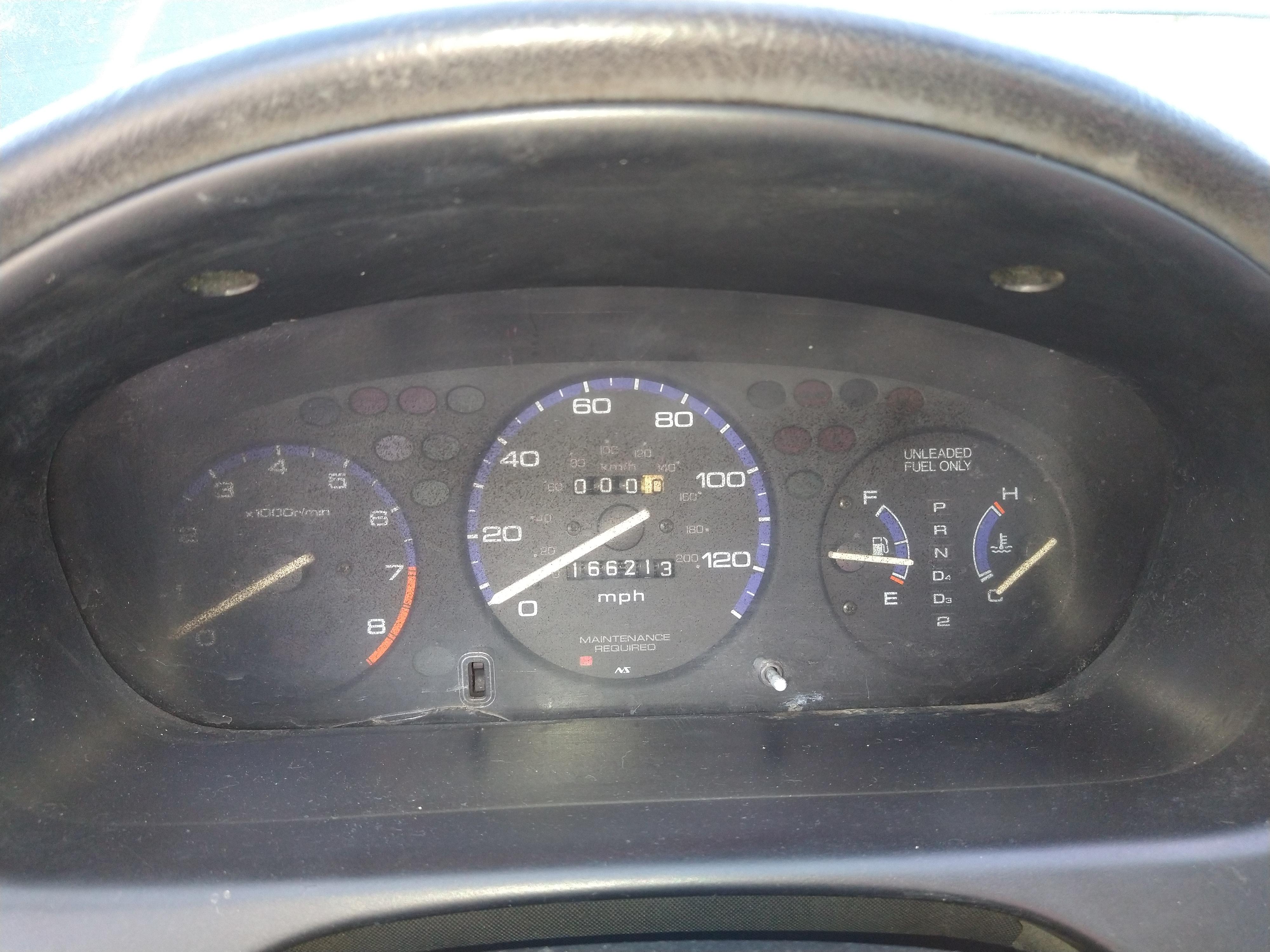 So the speedometer needle doesn't move. Rpm needle does. Not sure about fuel gauge and temp