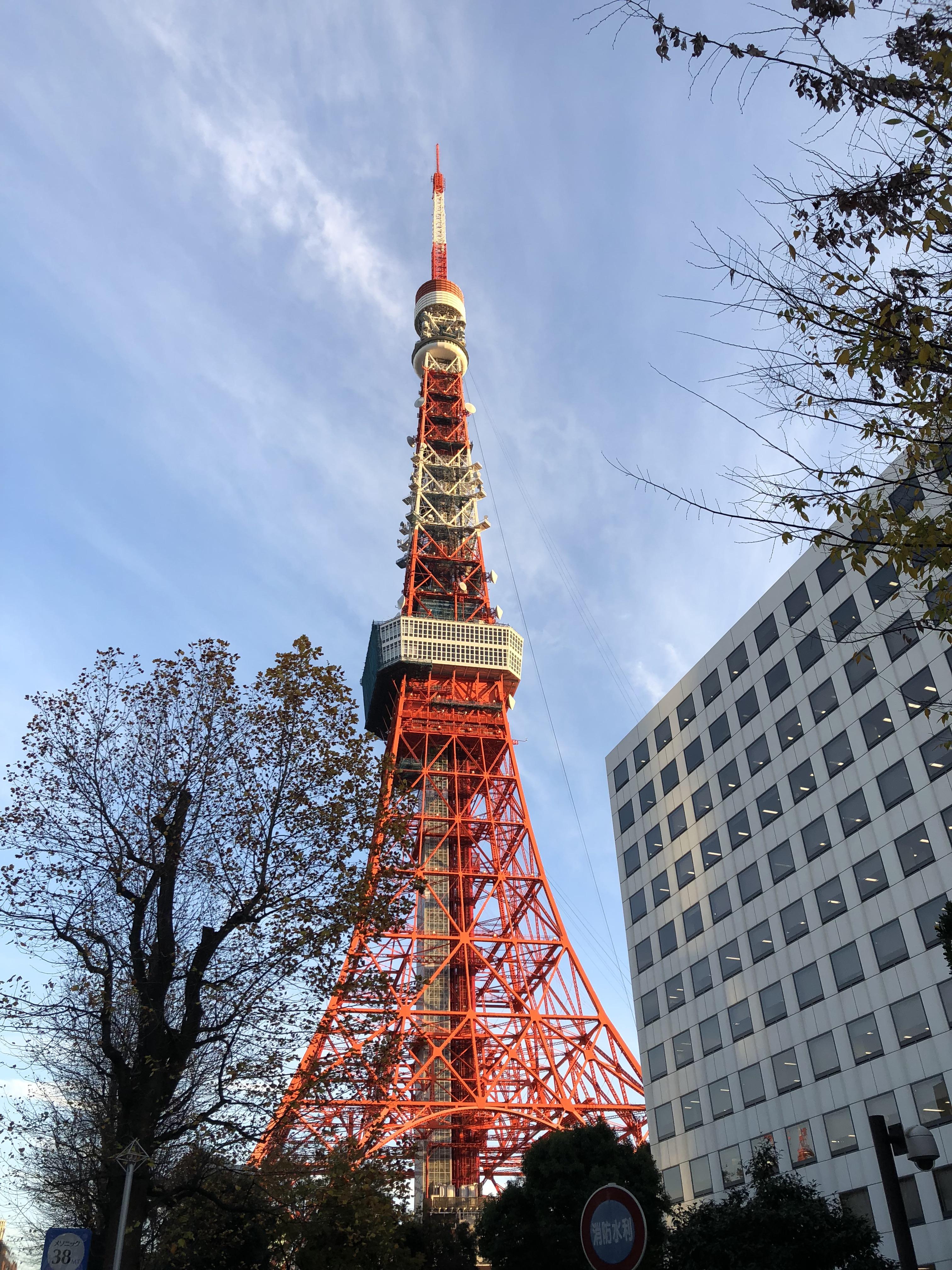 Tokyo Tower today (5 DEC 2017) r/japanpics