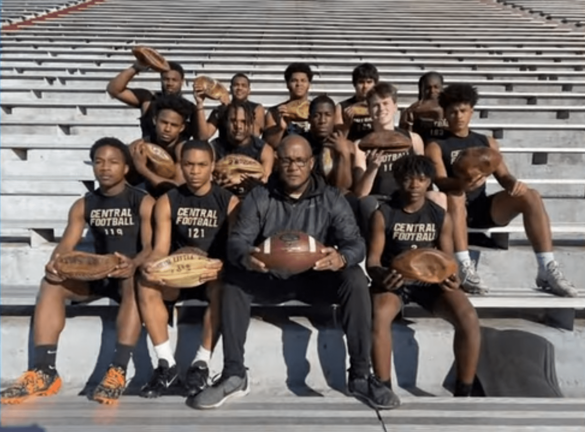 Footballs over 100 years old found at Little Rock Central r/sports