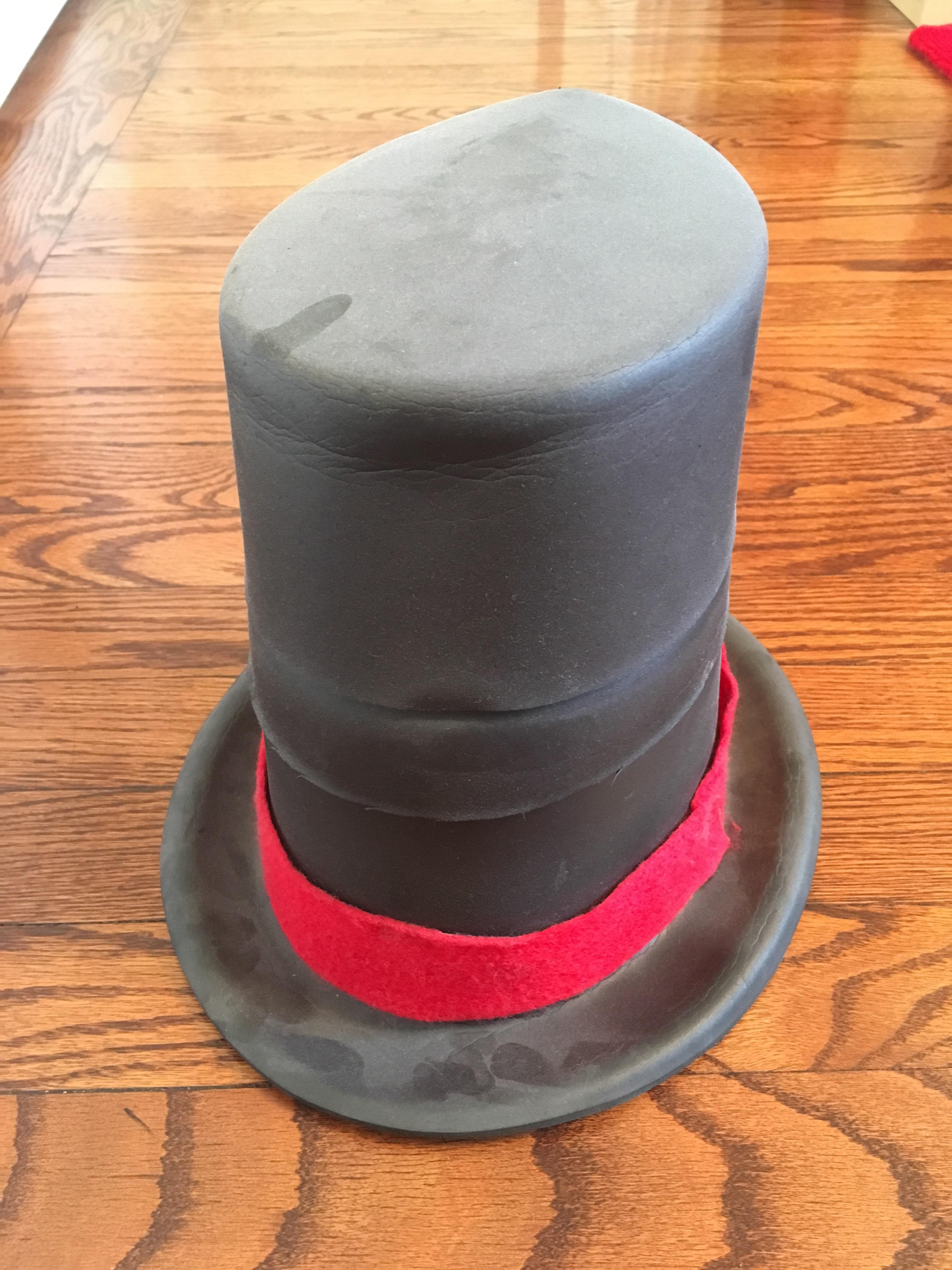 I just found my old homemade Professor Layton hat from years ago that I