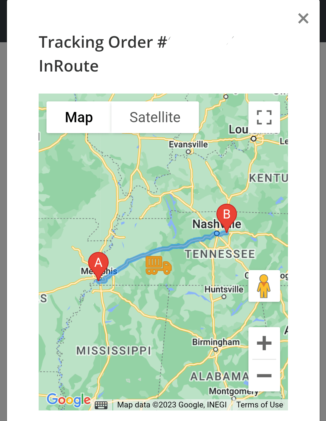 I actually got to track my truck on its way to the dealer! r