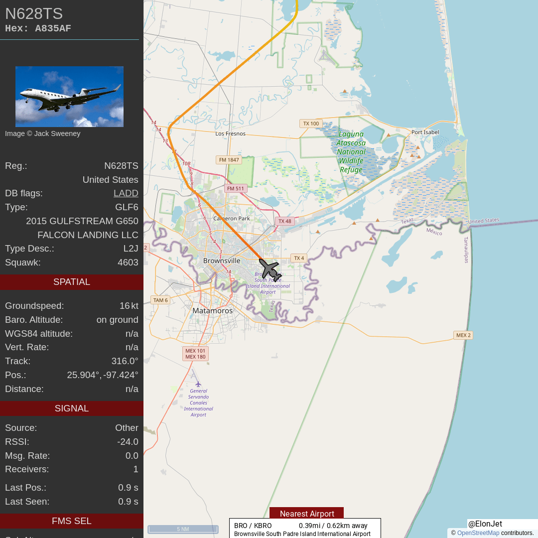 Took off from Austin, Texas, US, at approx. 1126 am CST, 20230129