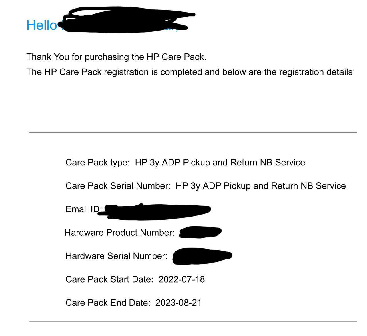 HP 3year Care Pack Expired in 1? r/Hewlett_Packard