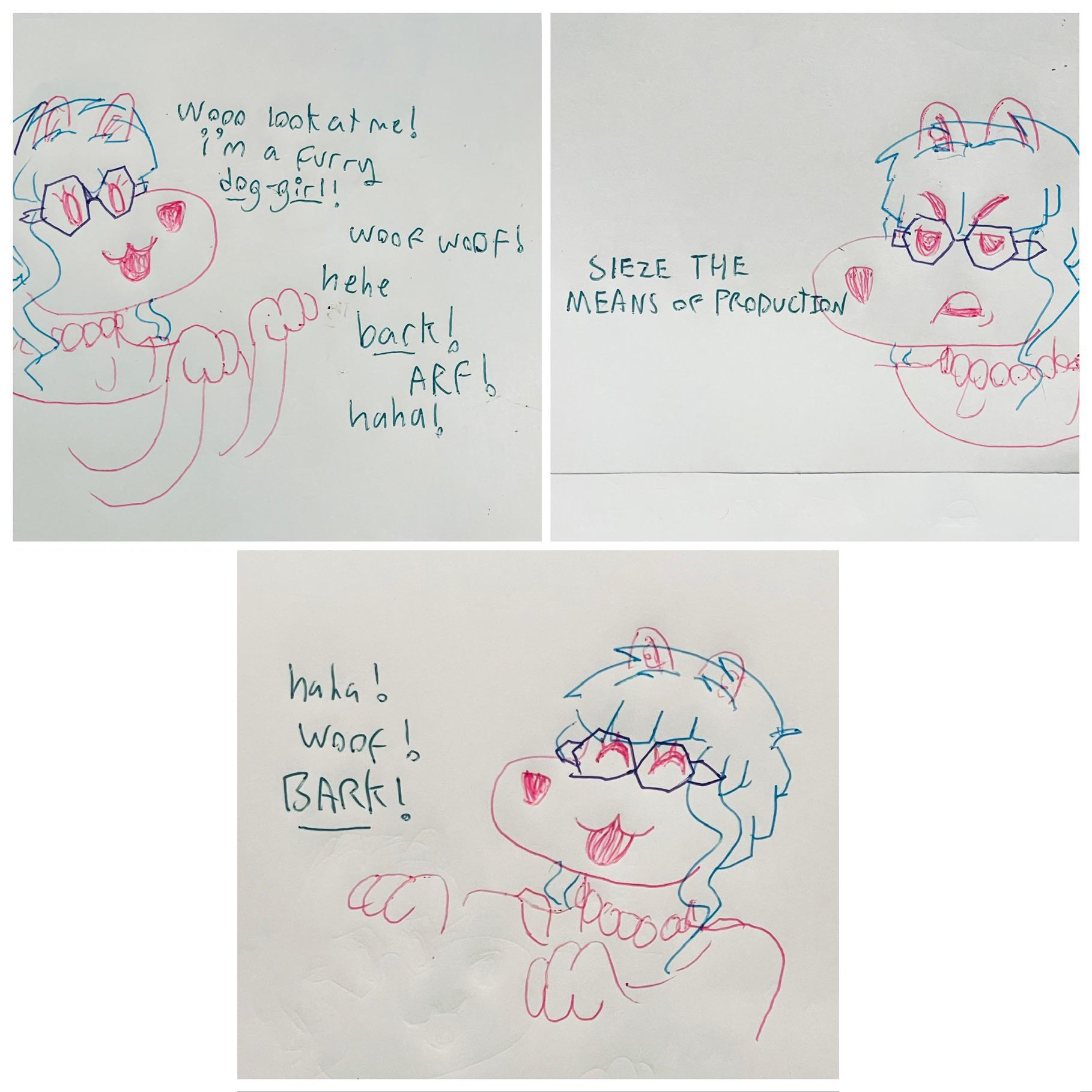 Woof! happy mayday! BARK! (OC) r/DankLeft