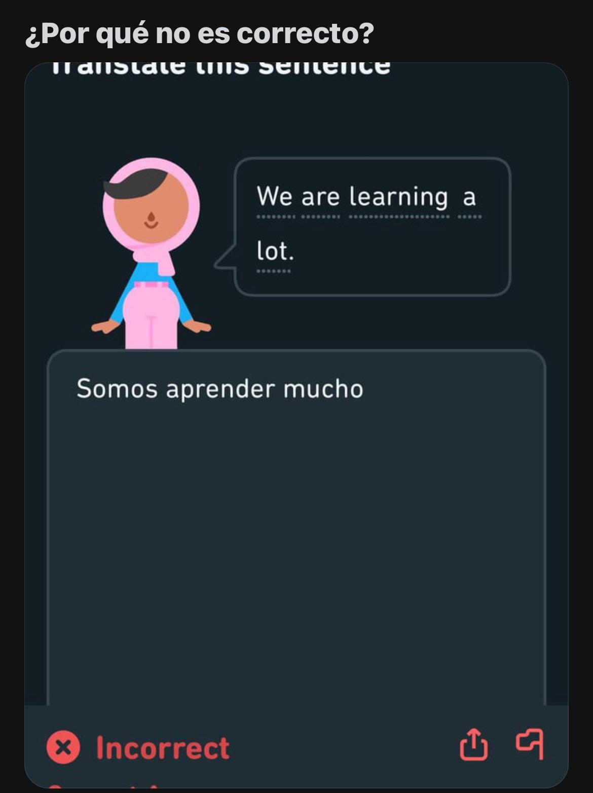 why is spanish not english with o and a at the end of words r