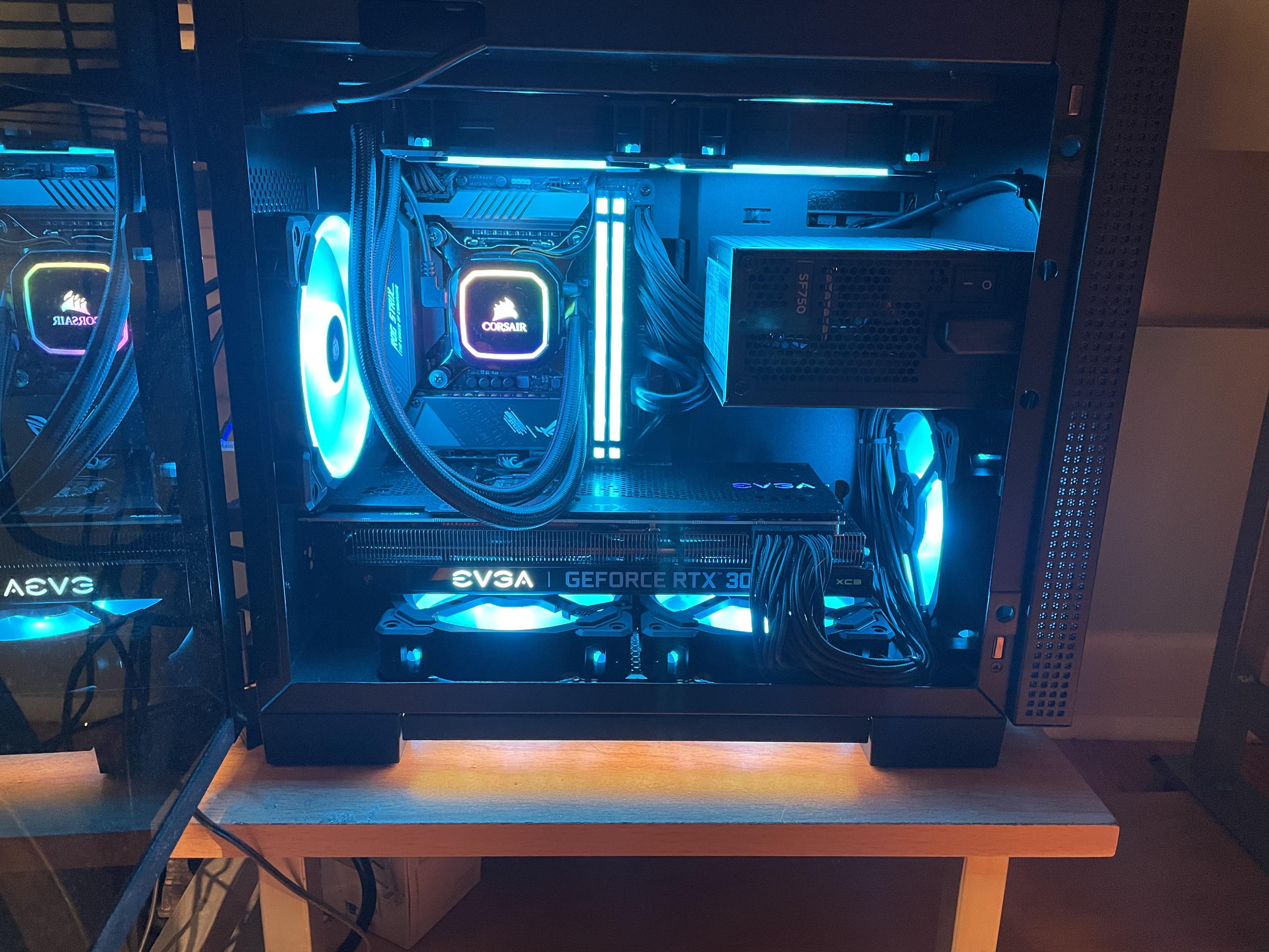 New miniITX build with a RTX 3080, i910900K. Have it set to change