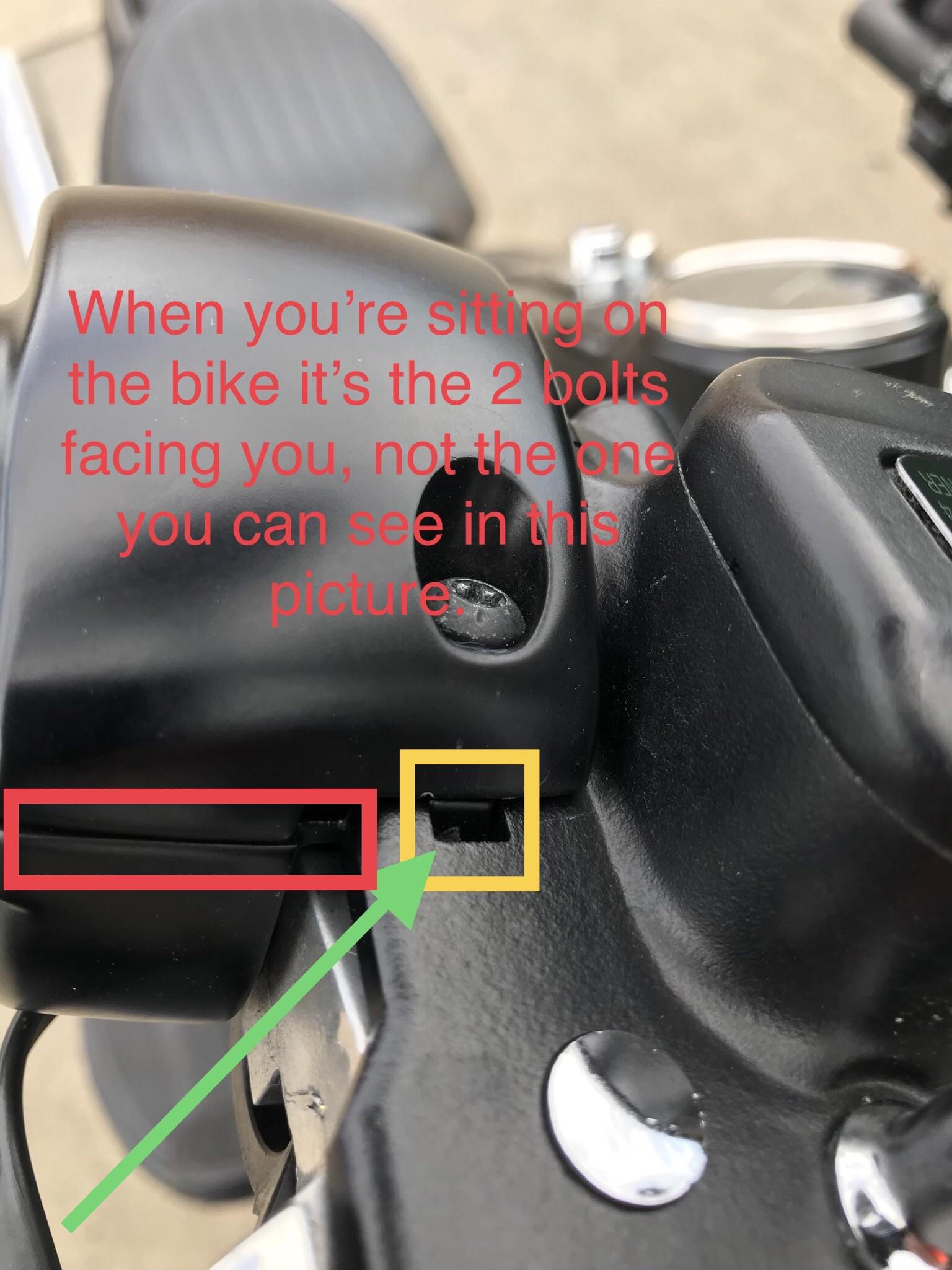 Fix for brake light stuck on. See photo and comment. r/Harley