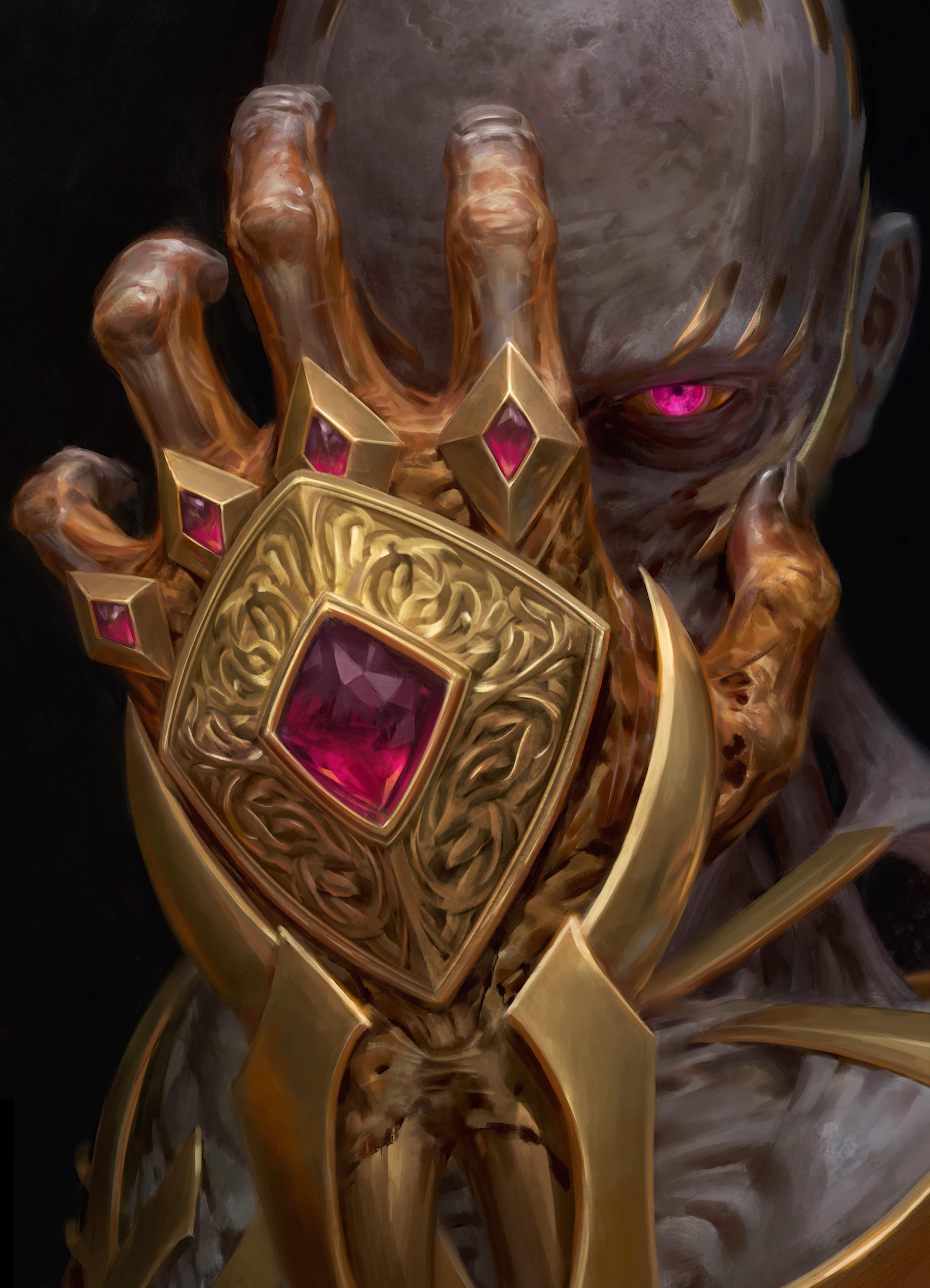 Stitched together Vecna's new official look from the recent video r